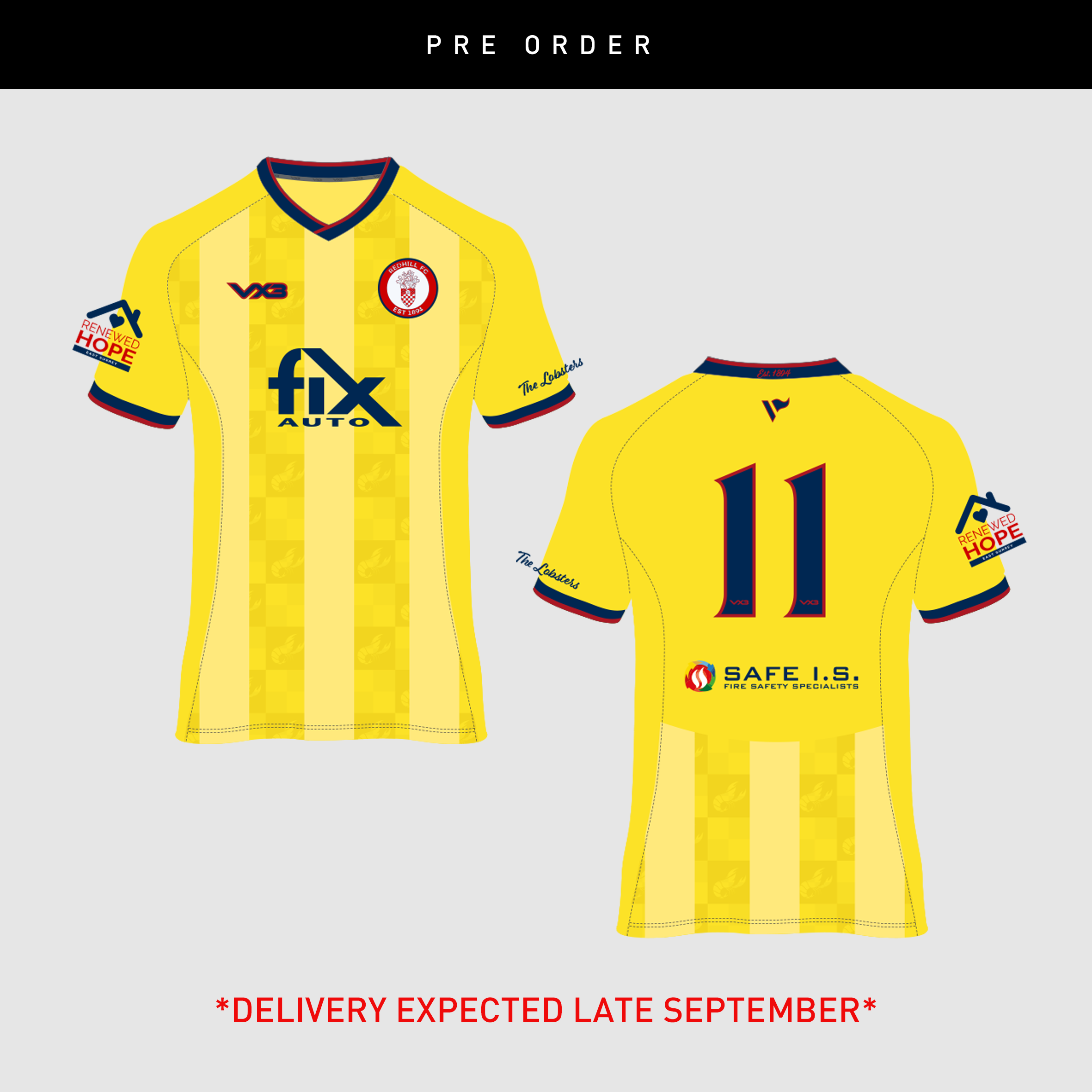 Redhill FC 26/27 Away Replica Shirt