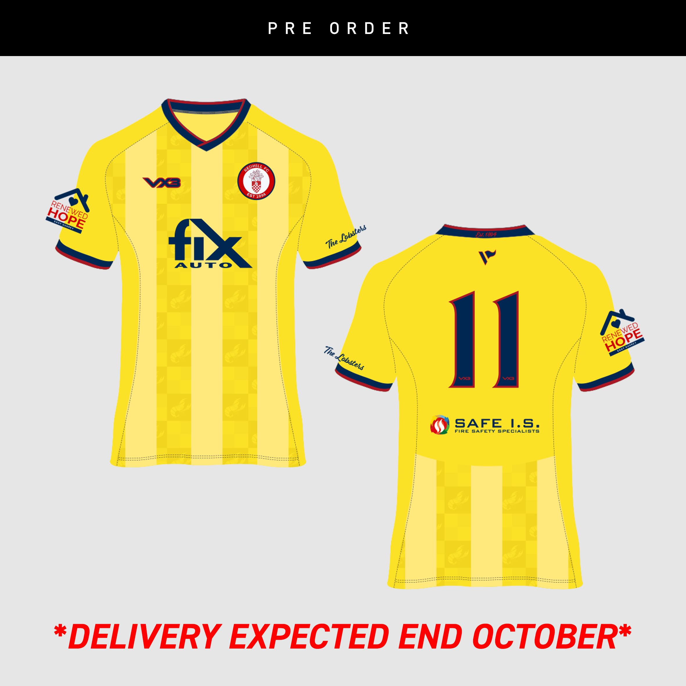 Redhill FC Away Replica Shirt 26/27