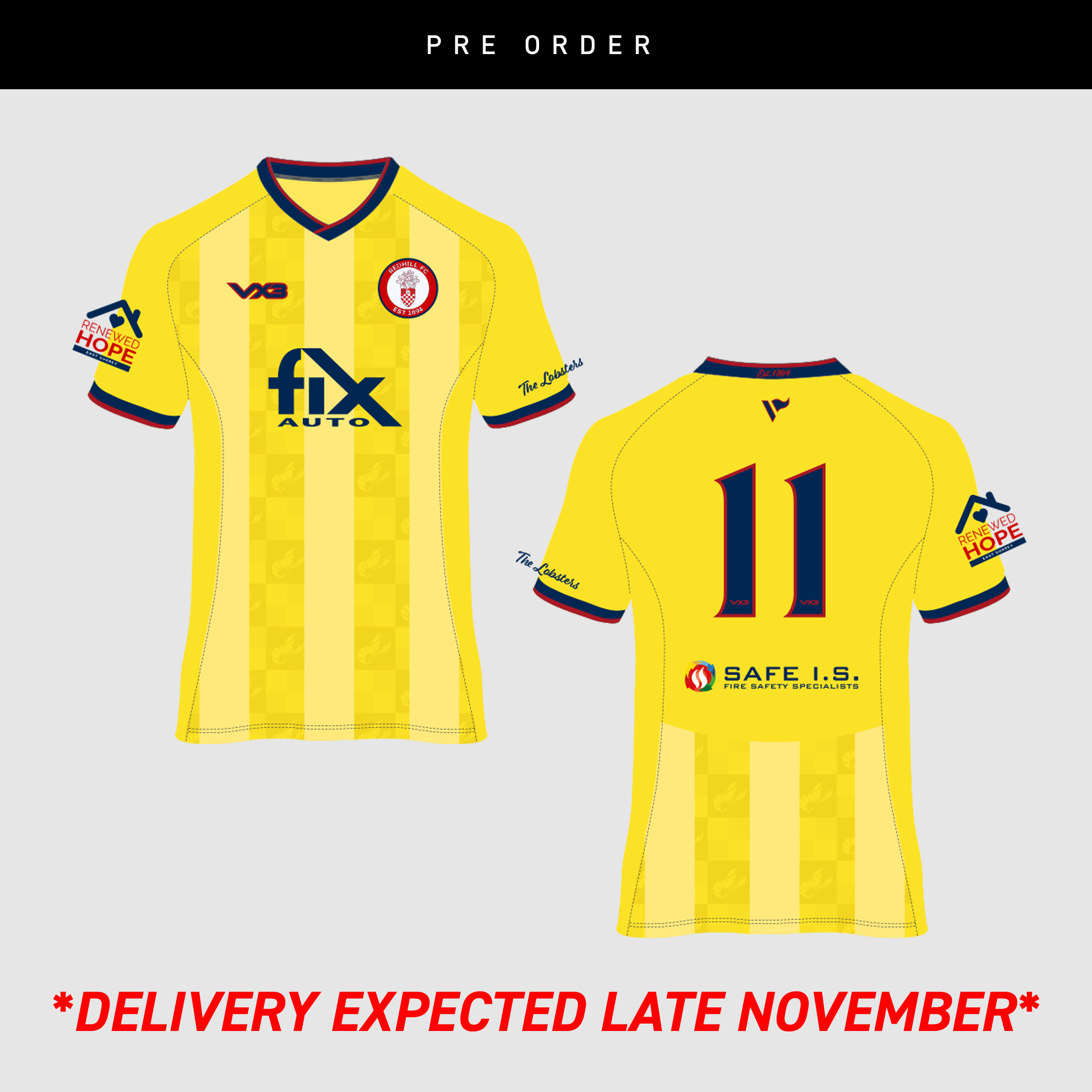 Redhill FC 26/27 Ladies Away Replica Shirt