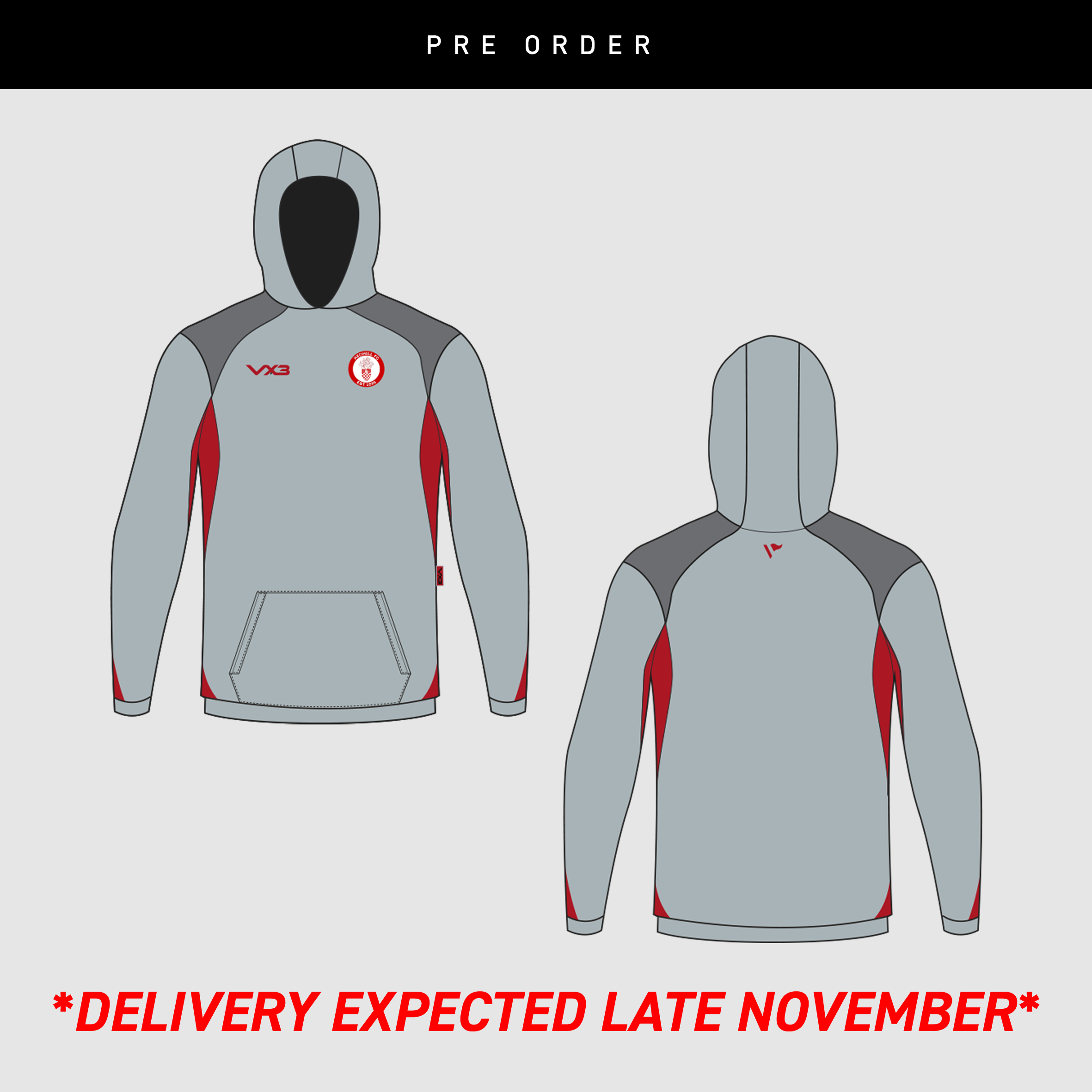 Redhill FC Players 26/27 Youth Vertex Hoodie