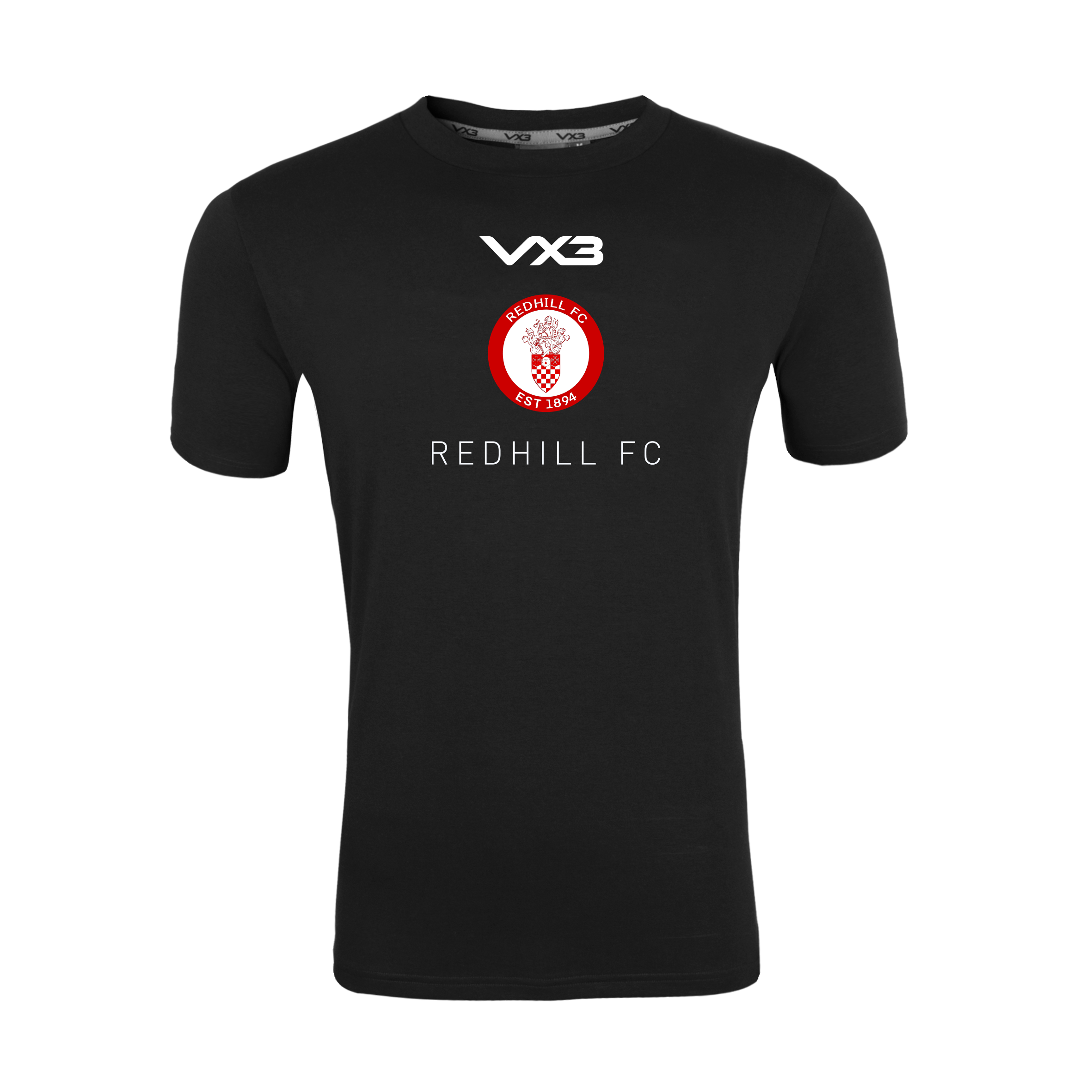 Redhill FC Black Invicta Club Tee