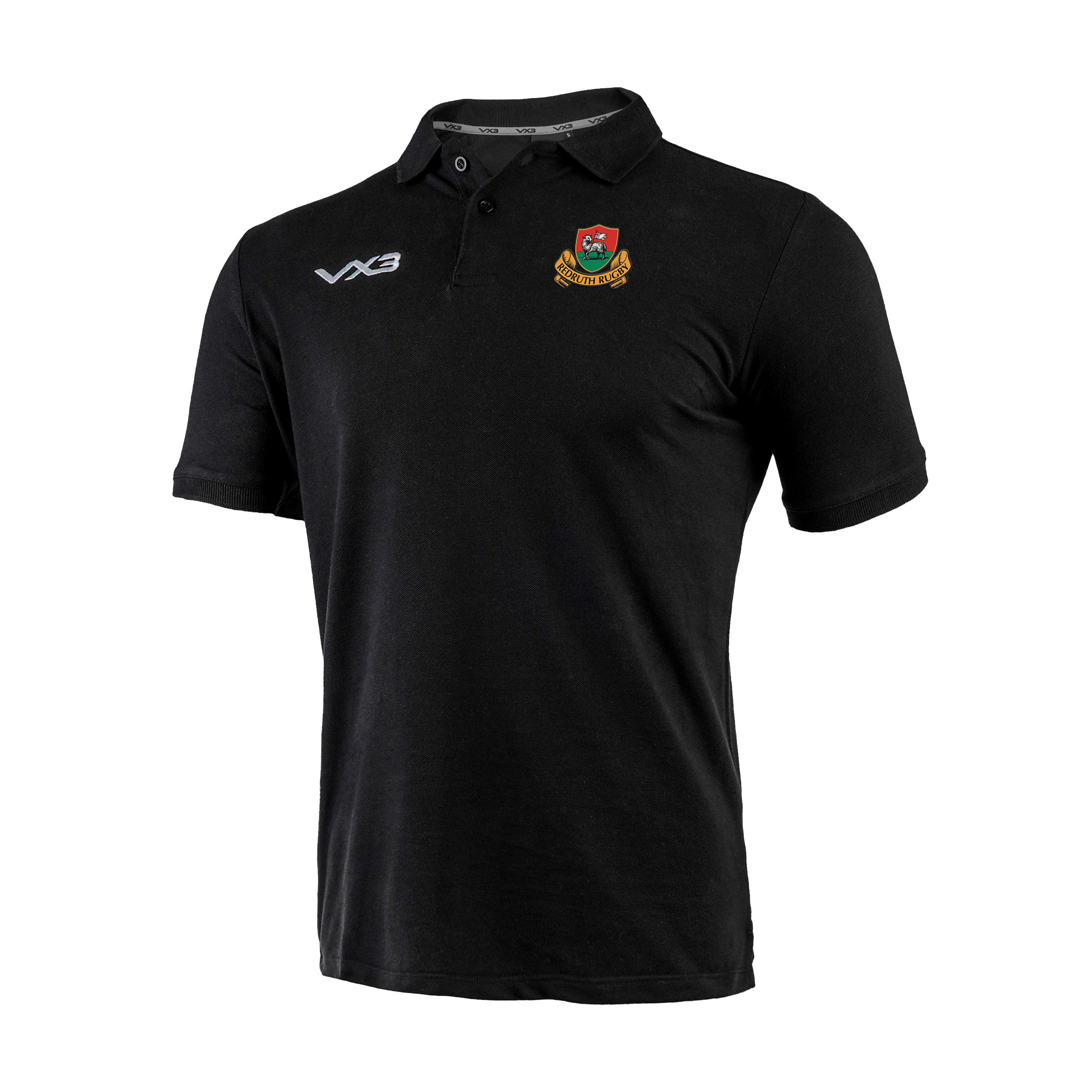Redruth RFC Black Primus Polo Shirt