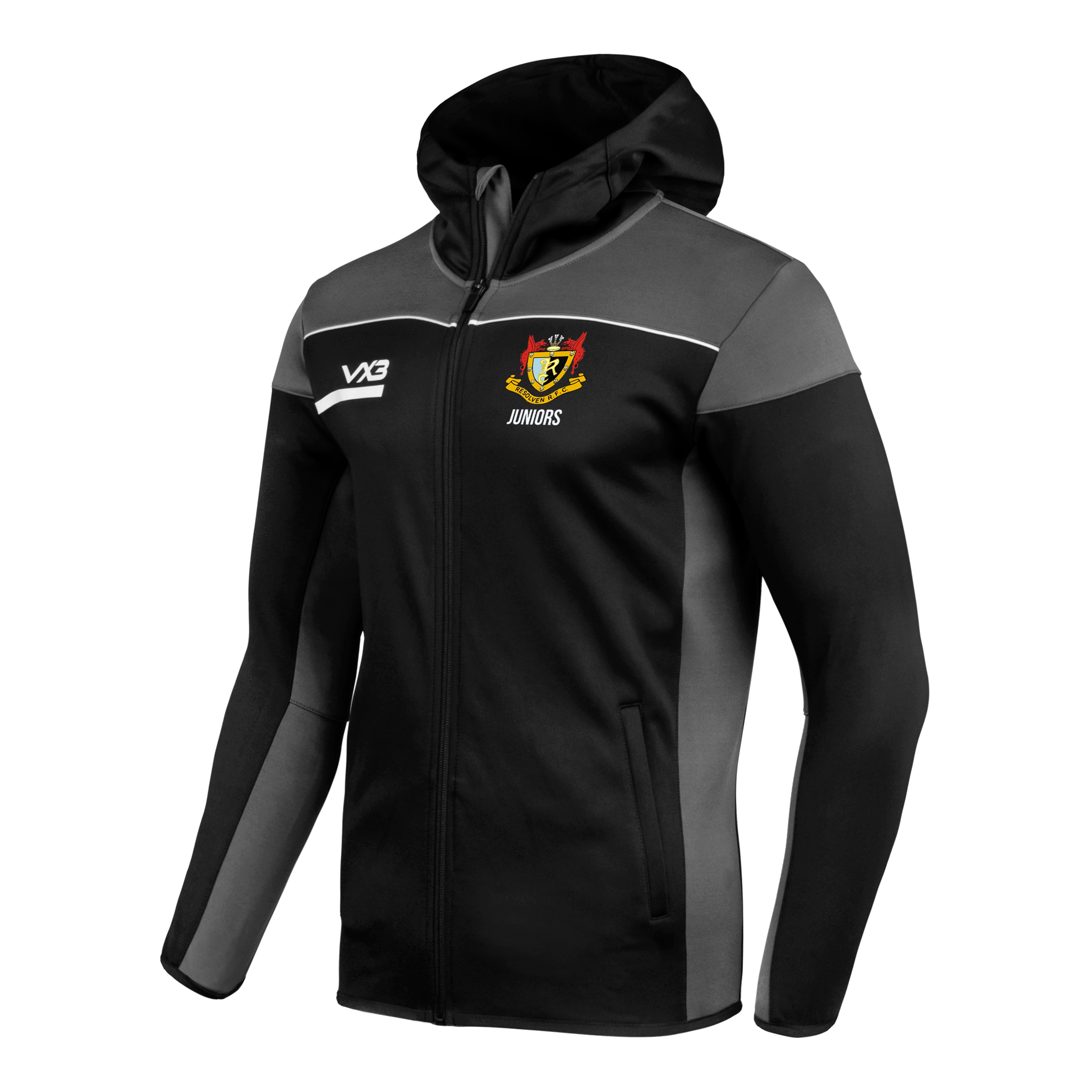 Resolven RFC Opus Zoodie - Black Grey
