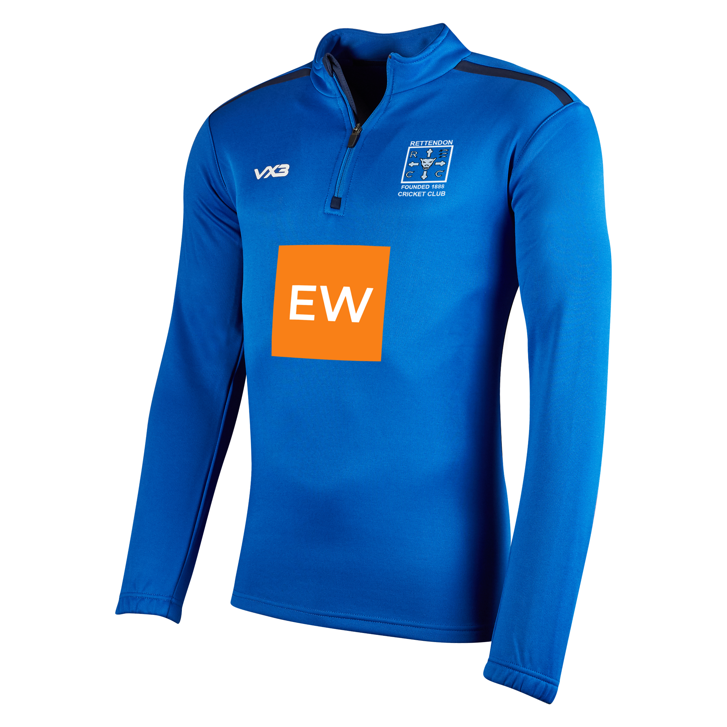 Rettendon Cricket Club Fortis Youth Quarter Zip Sweat