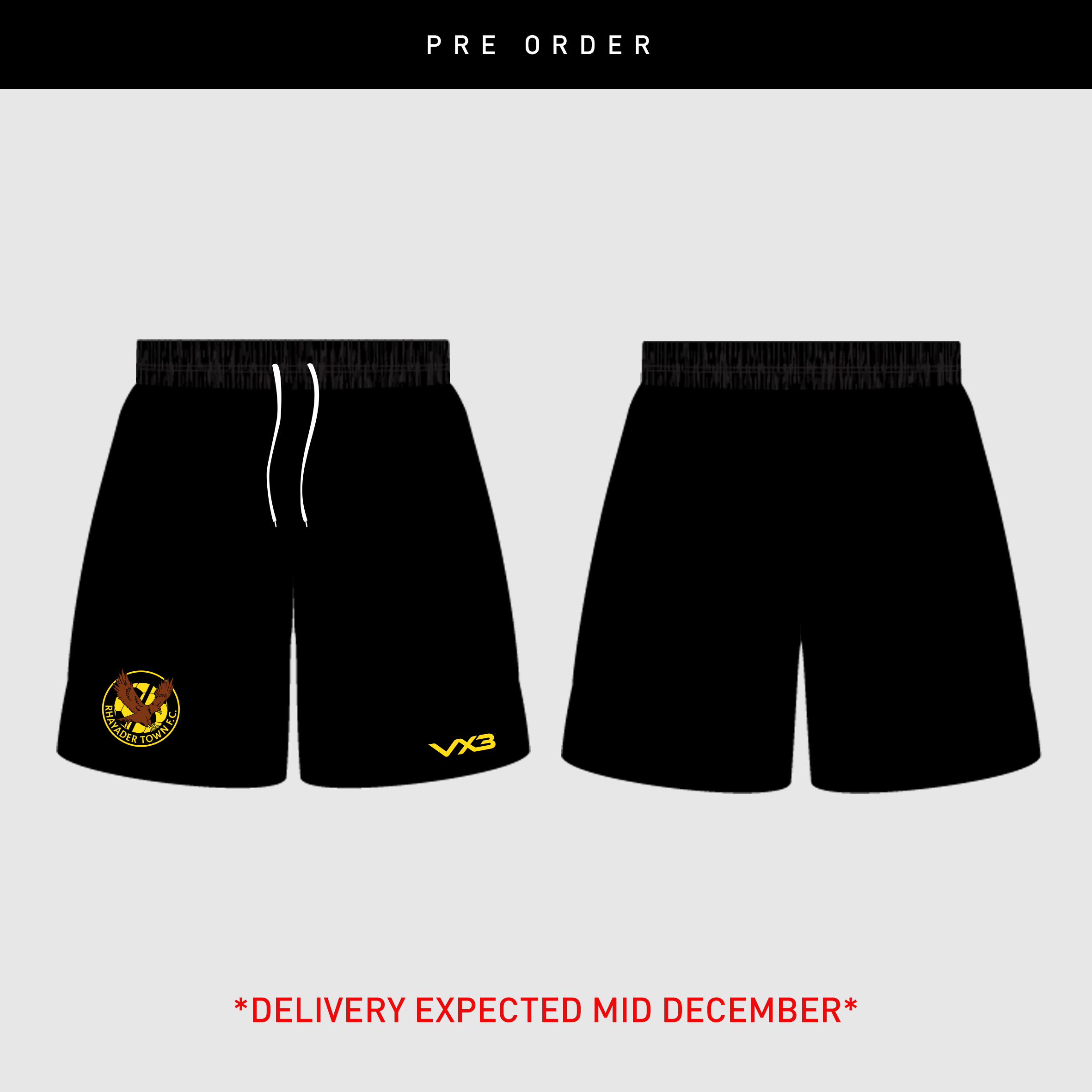 Rhayader Town FC 26/27 Away Elite Playing Shorts