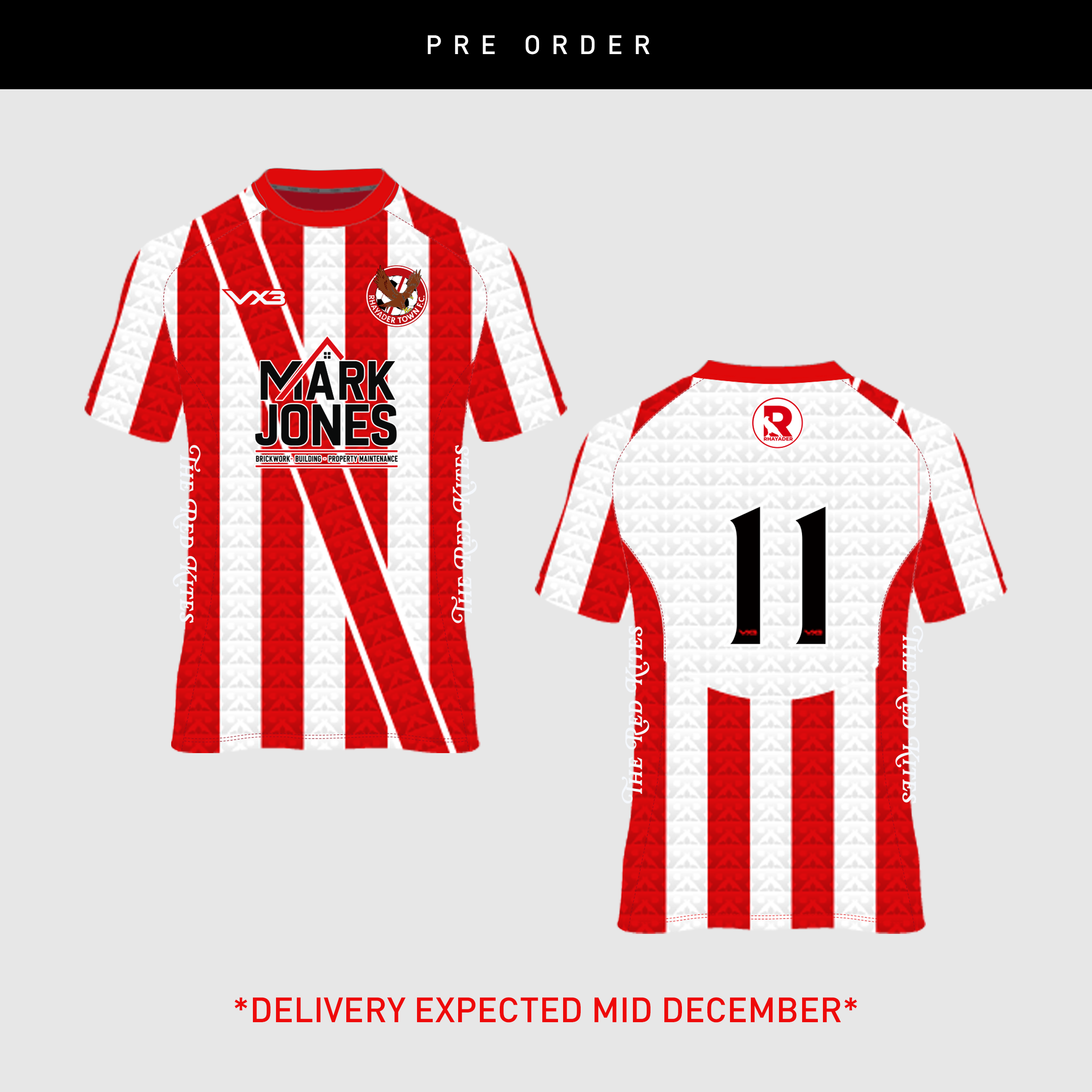 Rhayader Town FC 26/27 Home Replica Shirt