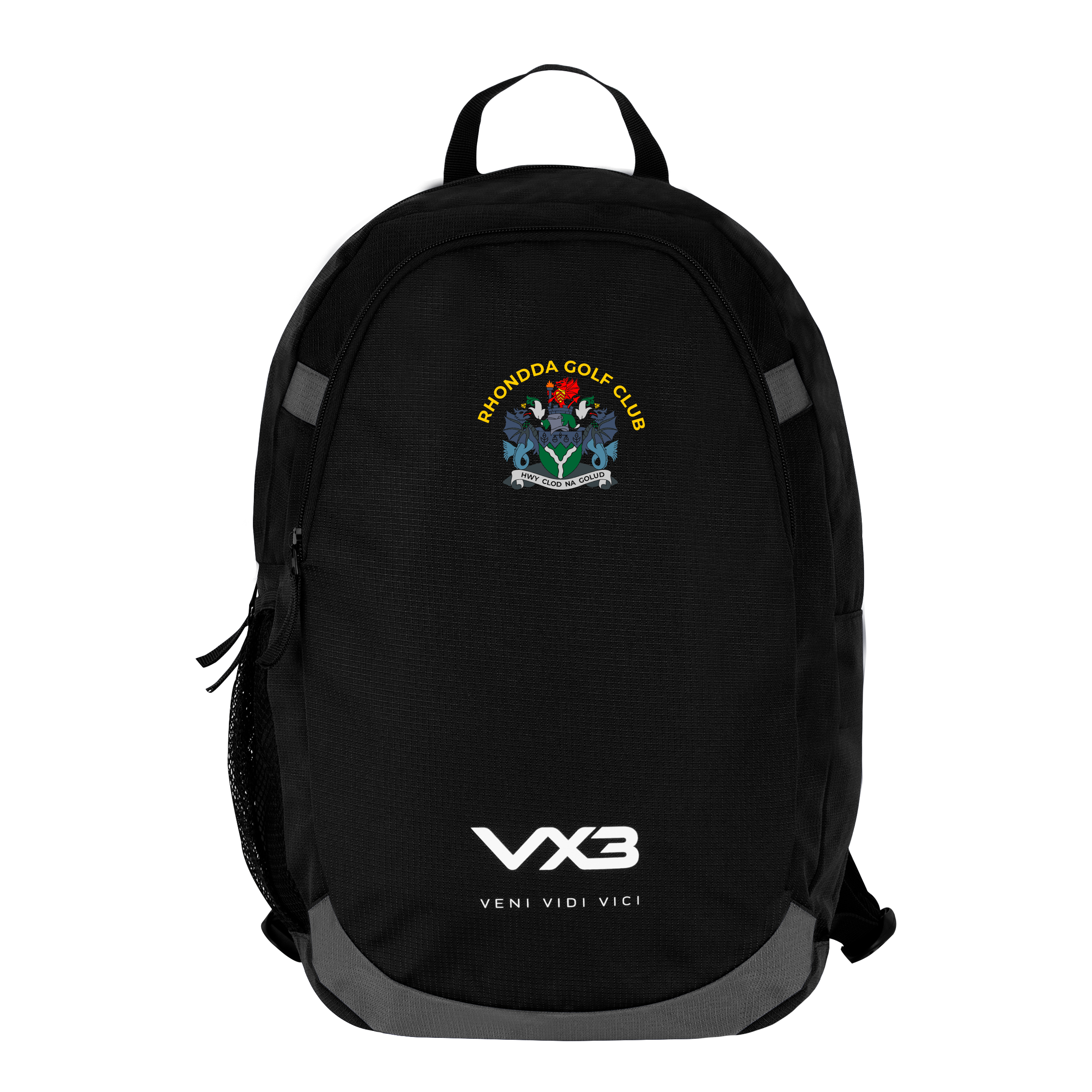 Rhondda Golf Club Performance Backpack Black/Dark