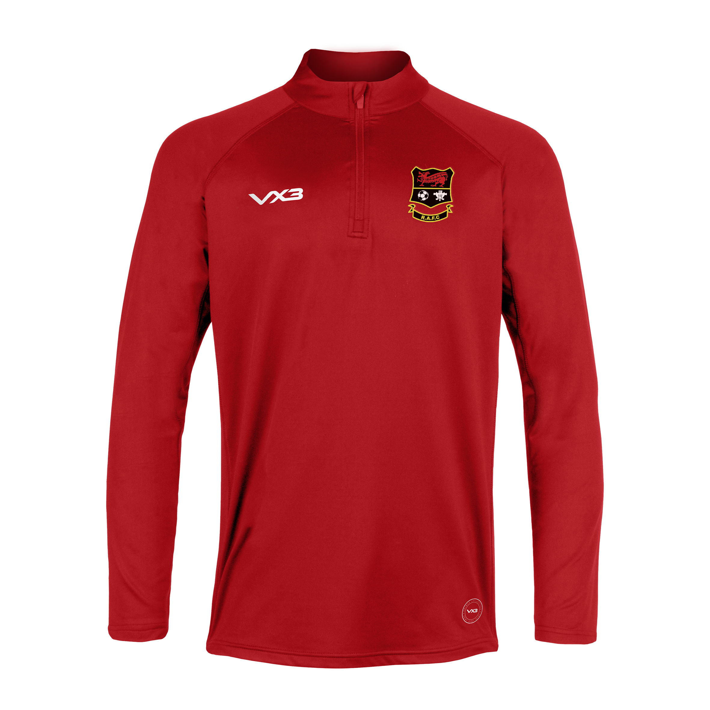 Rhymney Girls AFC Red Primus Youth Quarter Zip