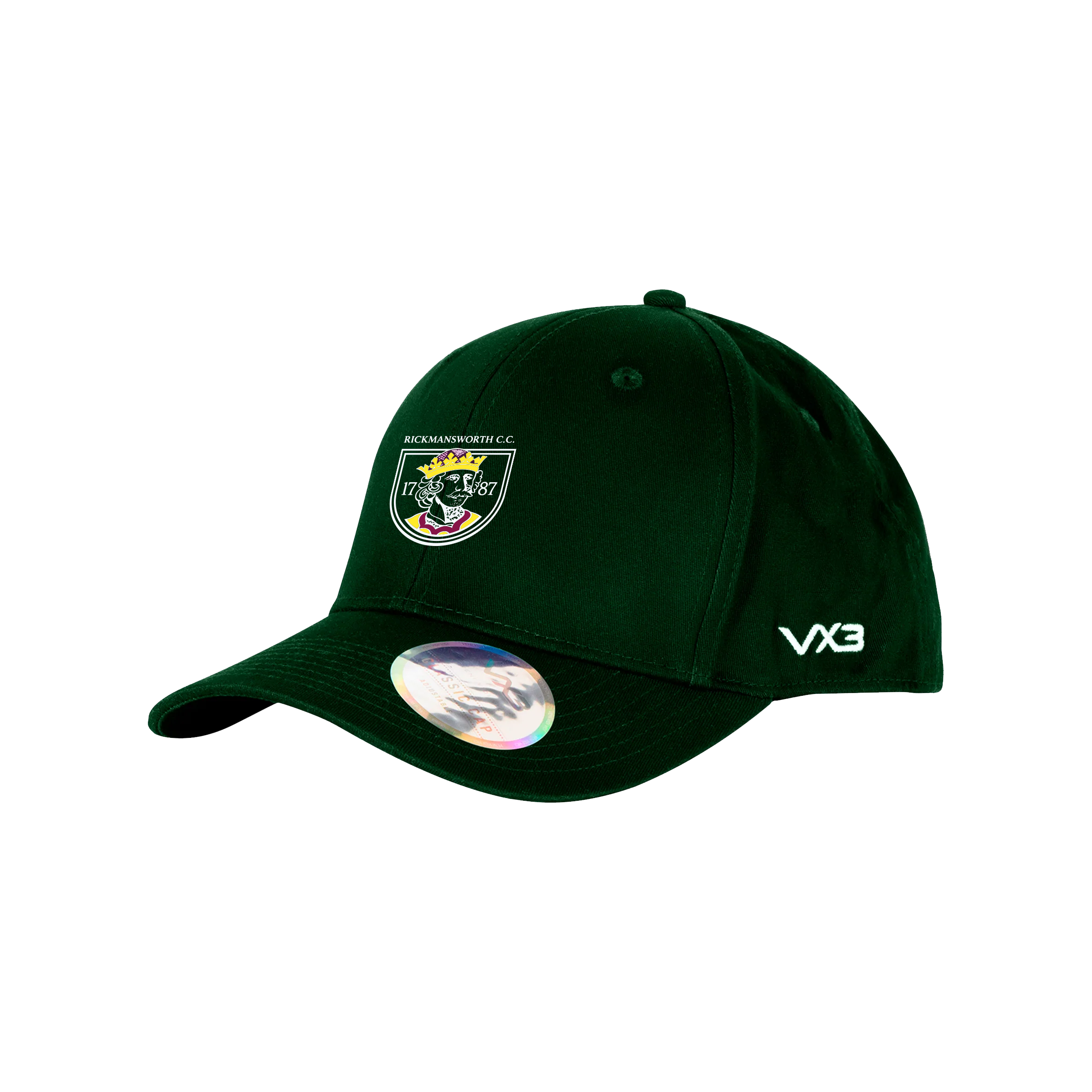 Rickmansworth Cricket Club Classic Cap Bottle Green
