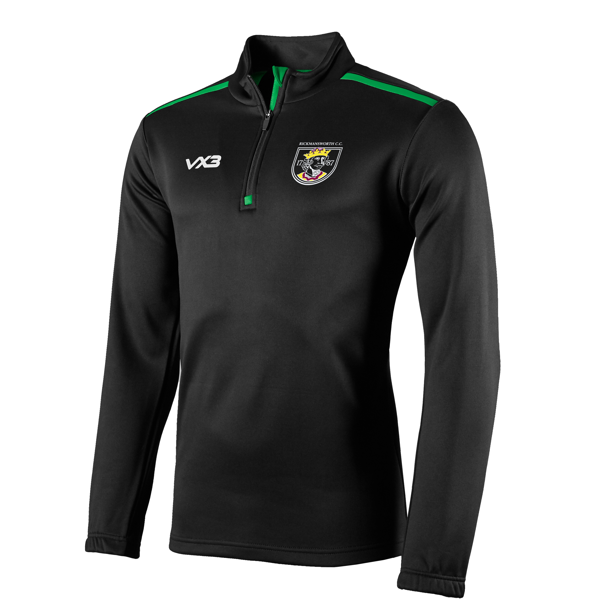 Rickmansworth Cricket Club Fortis Youth Quarter Zip Sweat