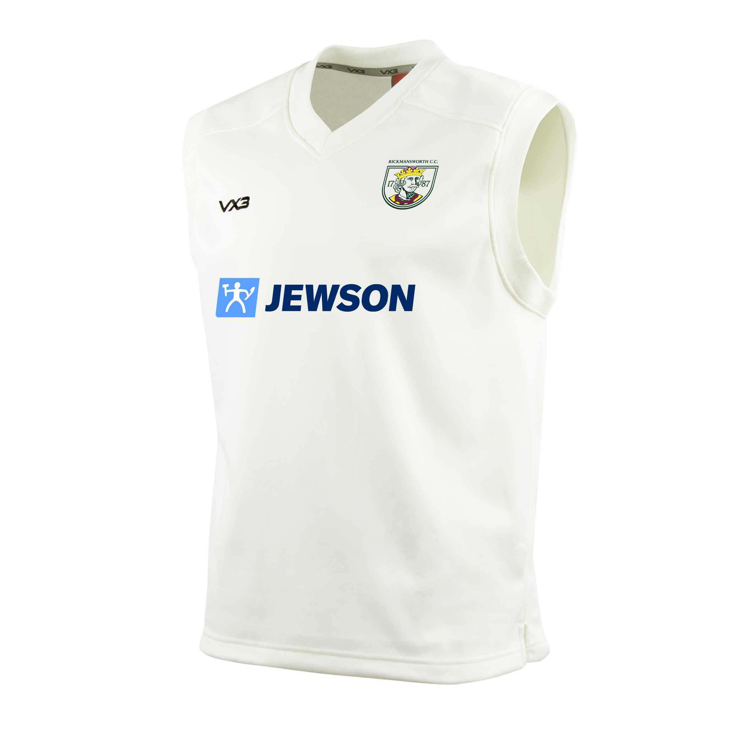 Rickmansworth Cricket Club Cricket Whites Youth Slipover Elite