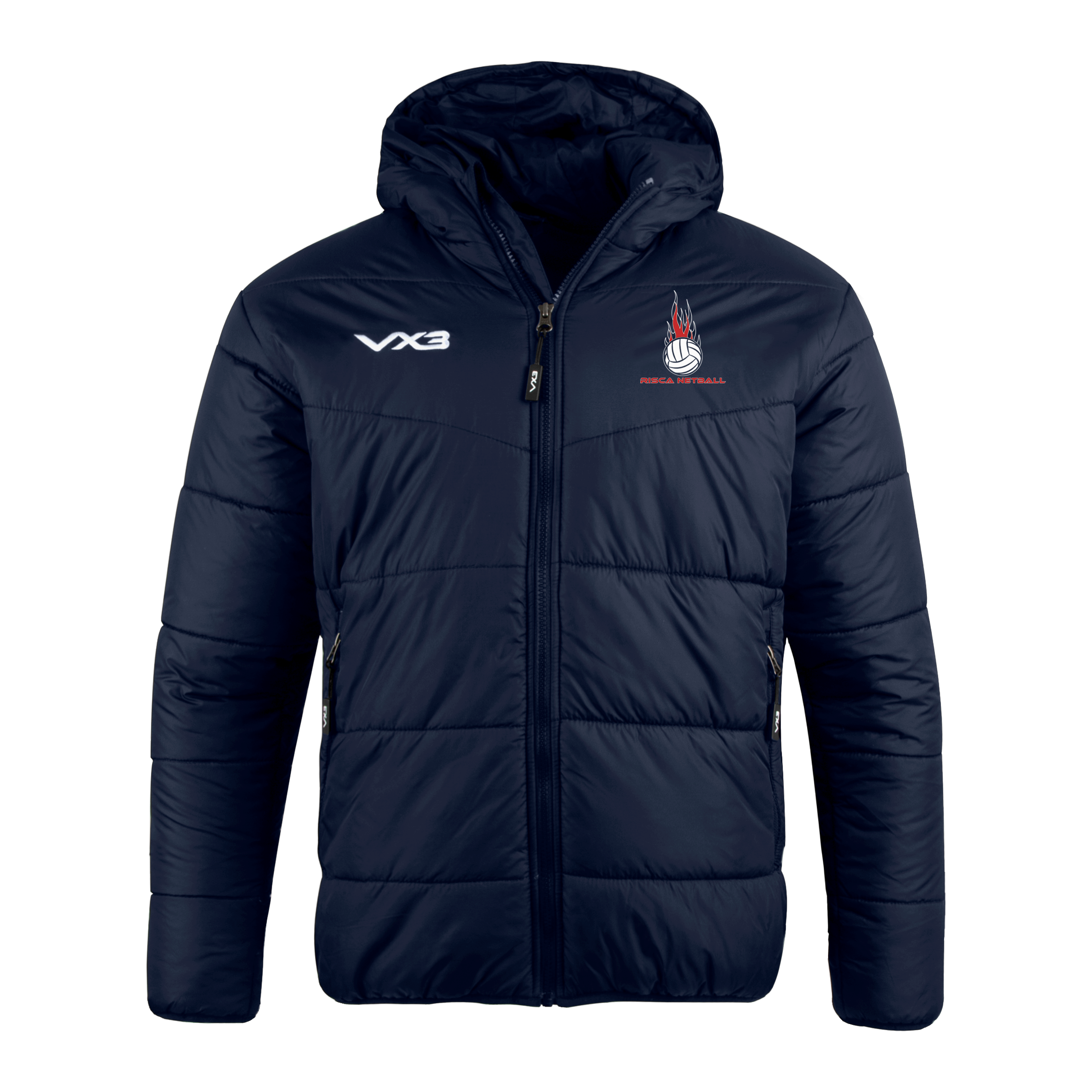 Risca Netball Lorica Quilted Jacket Youth