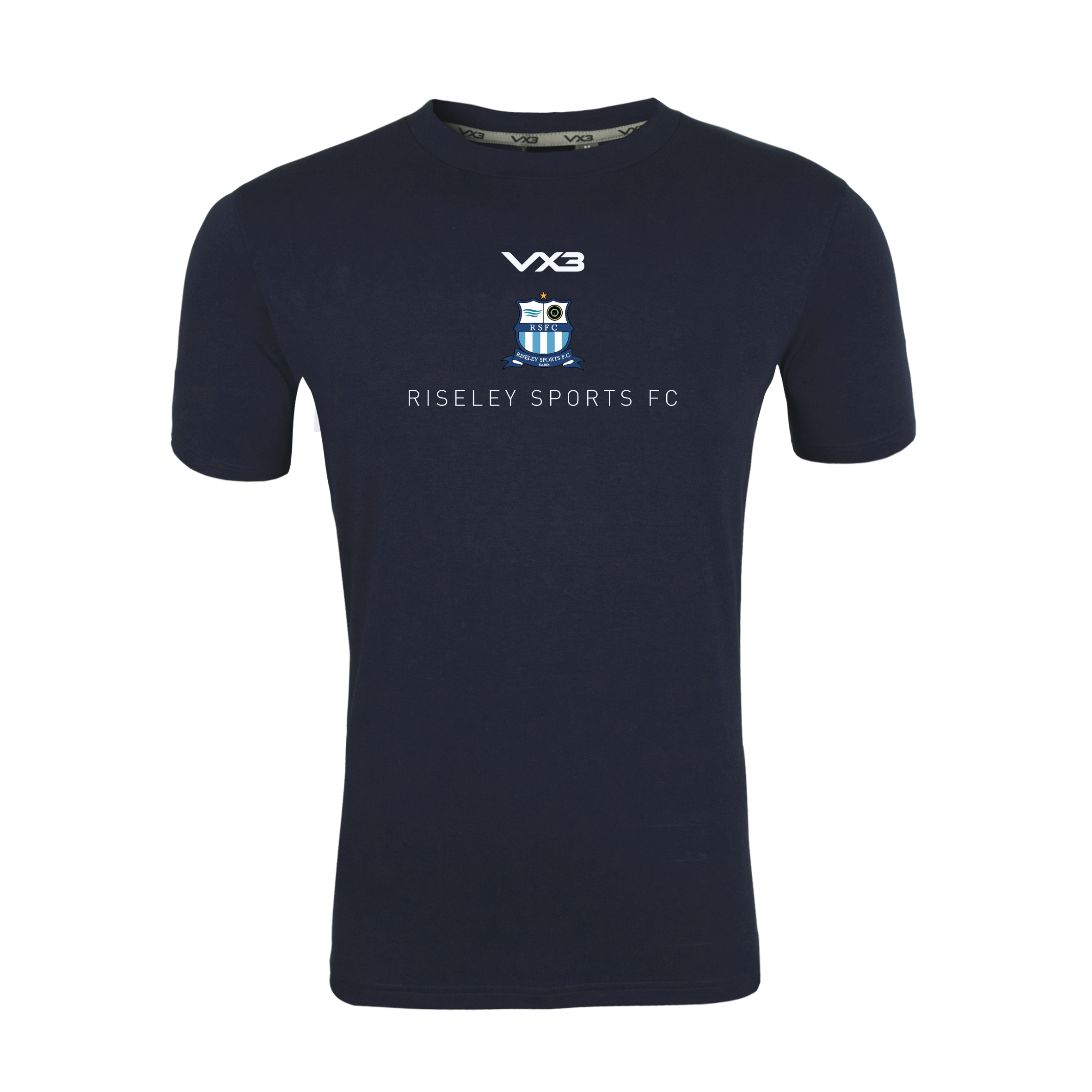 Riseley Sports FC Navy Womens Invicta Tee