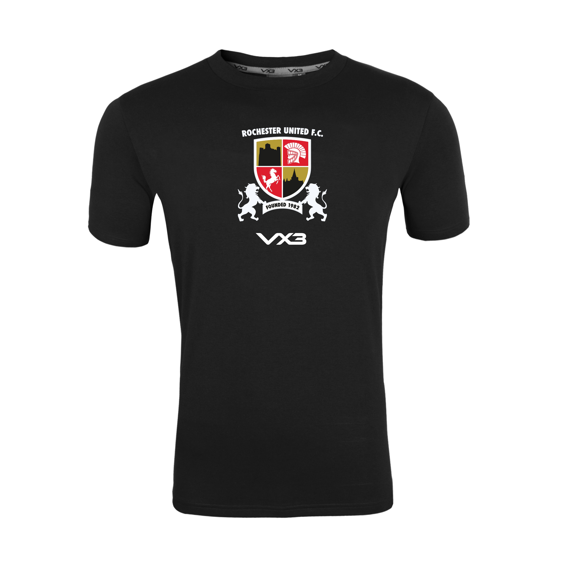Rochester United FC Black Youth Invicta Club Tee