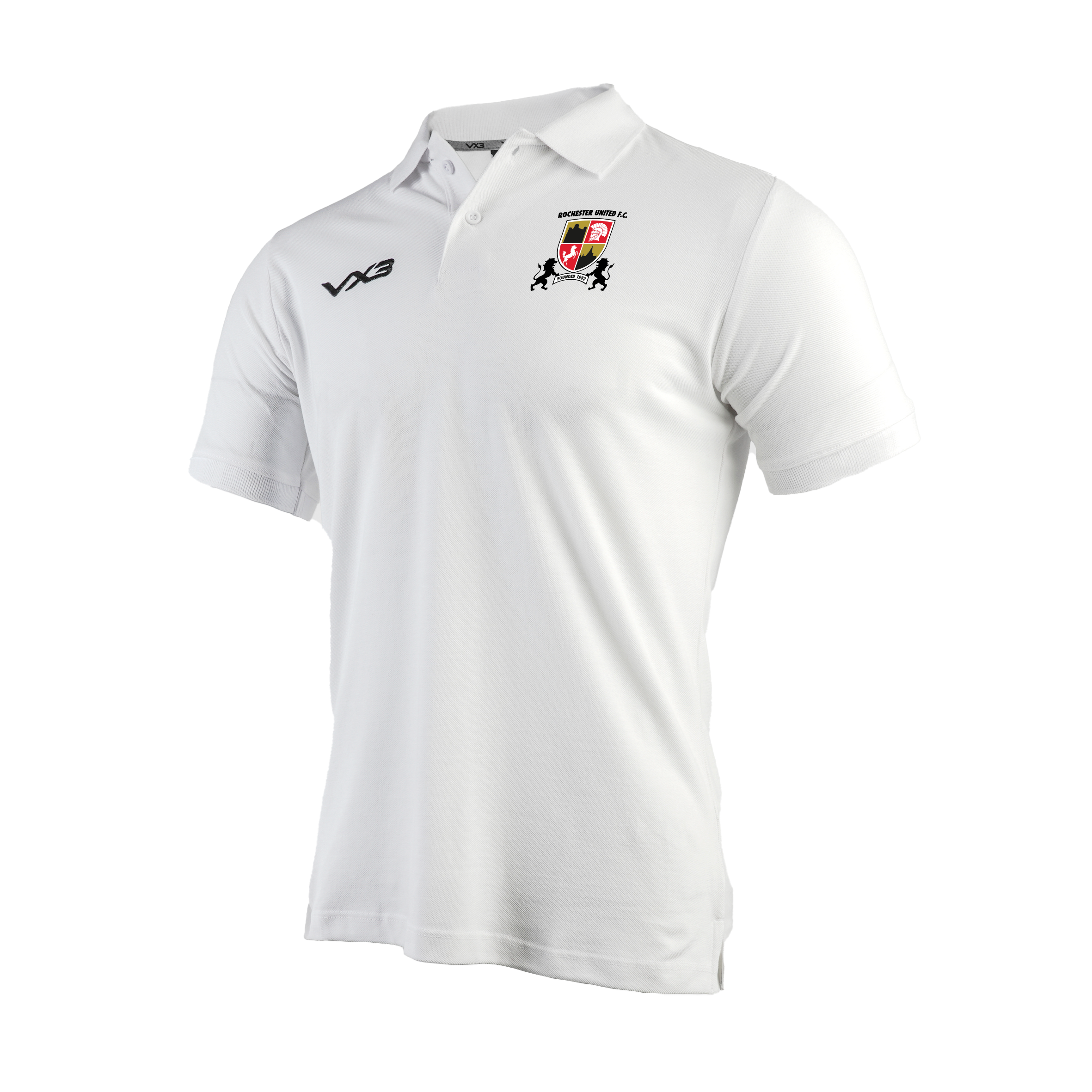 Rochester United FC Primus Polo Shirt White