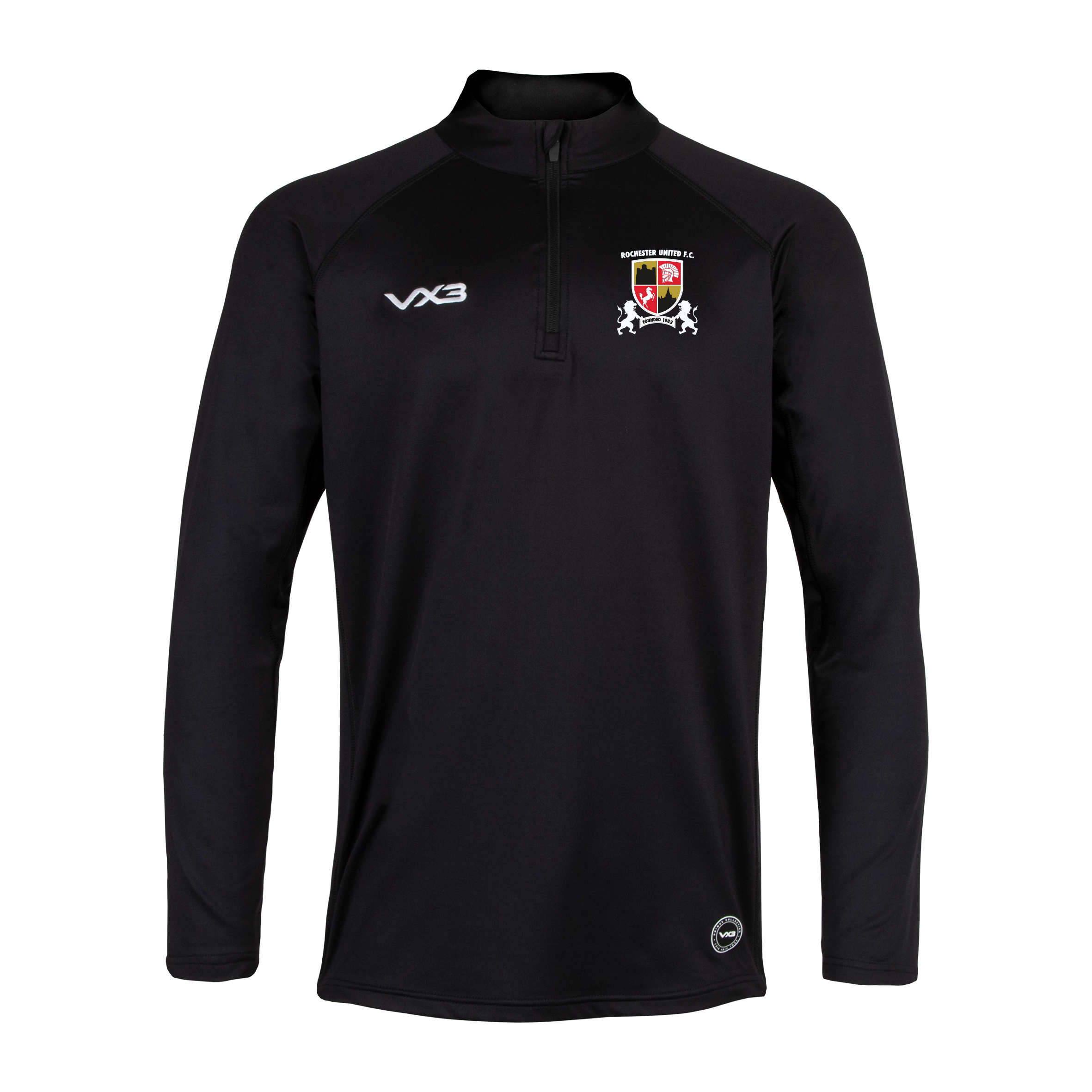 Rochester United FC Primus Youth Quarter Zip Black
