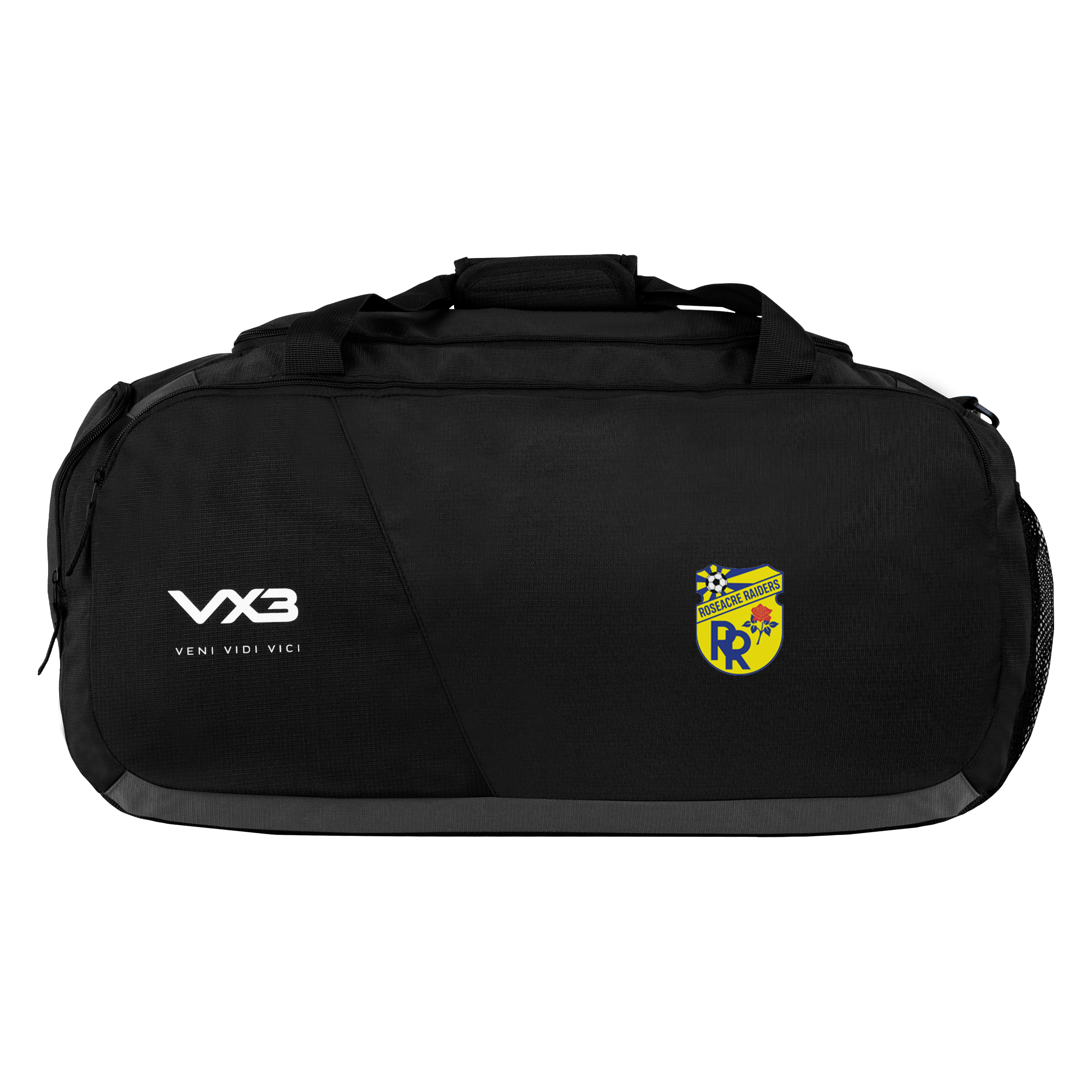 Roseacre Raiders FC Black Performance Kit Bag