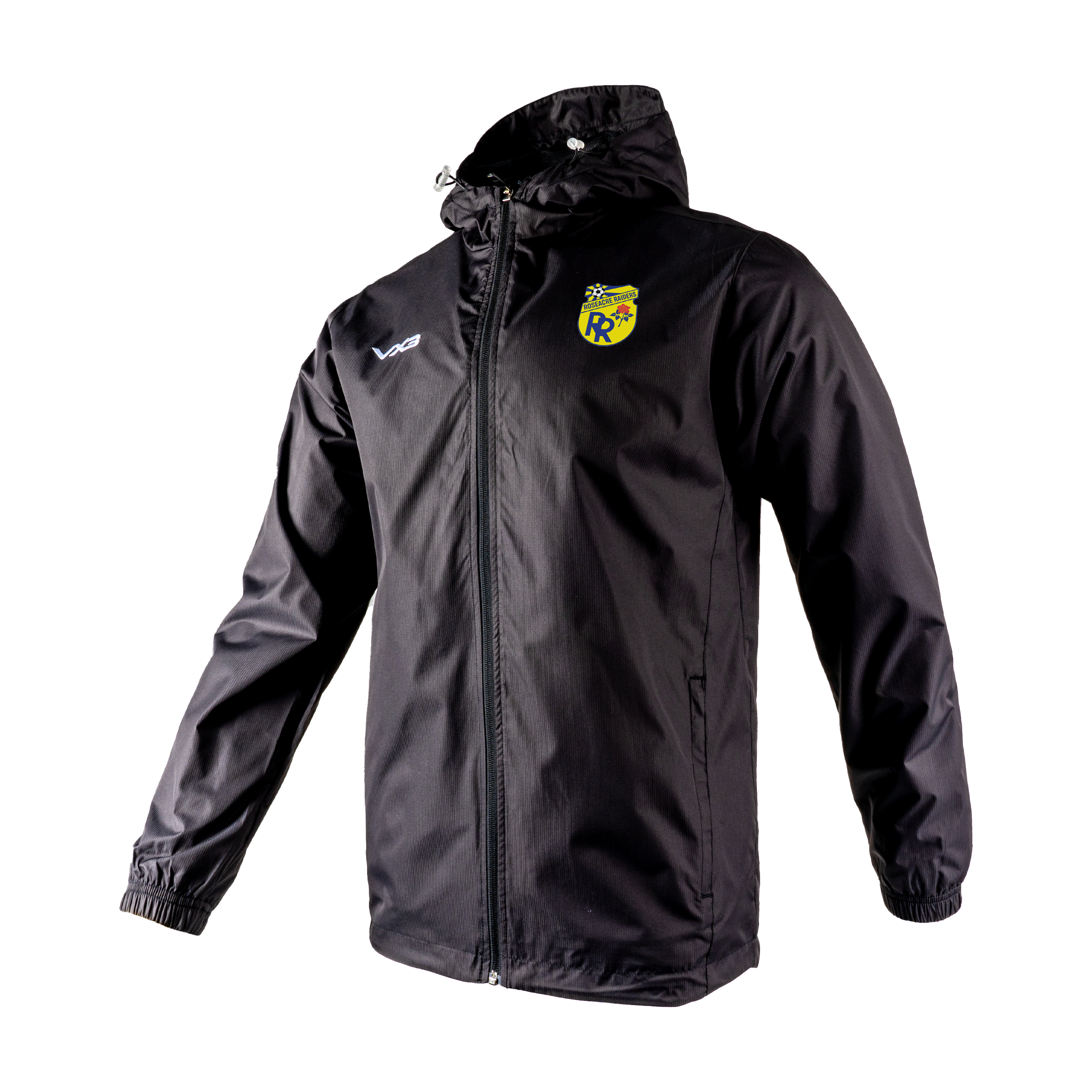 Roseacre Raiders FC Black Primus Rain Jacket