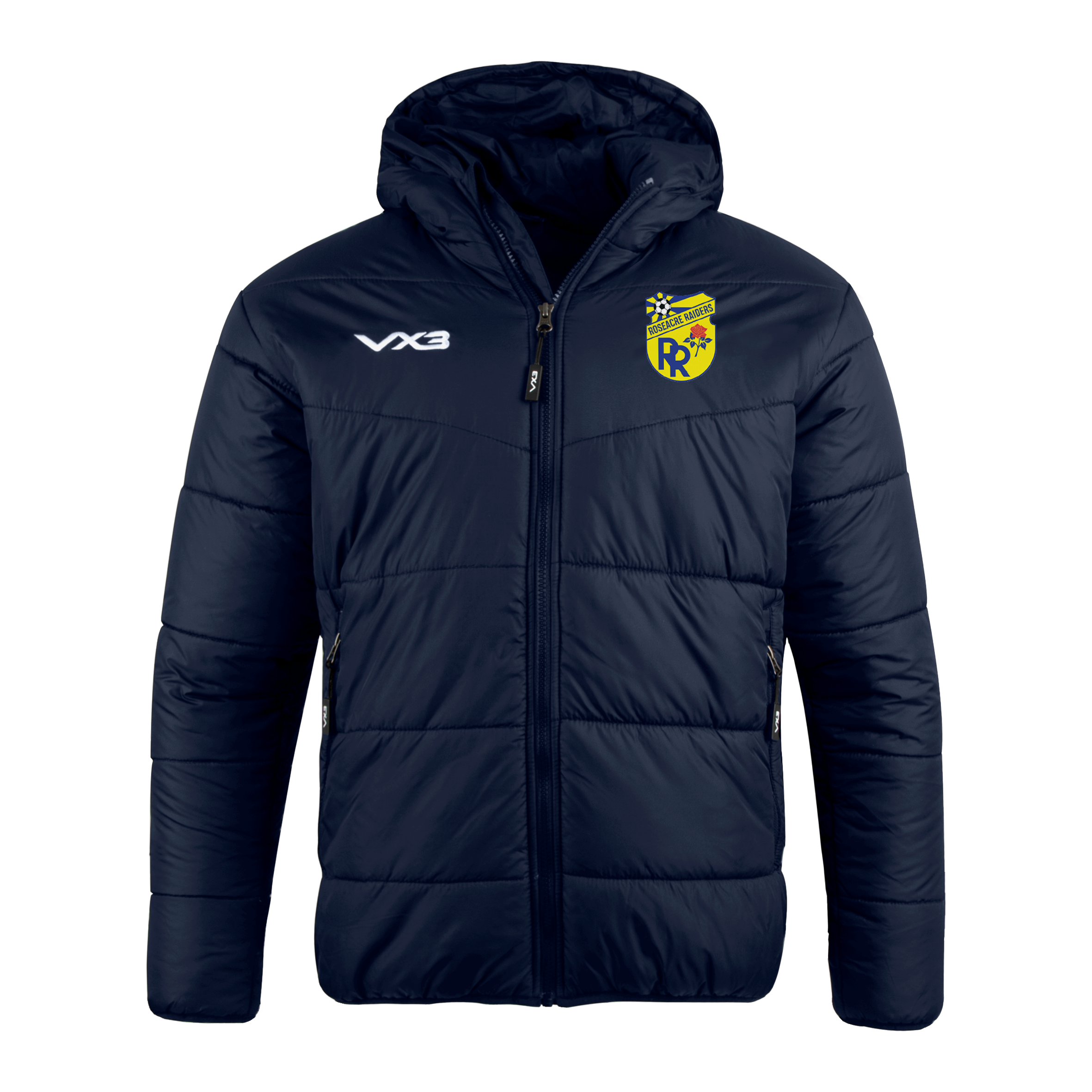Roseacre Raiders FC Navy Lorica Quilted Jacket Youth