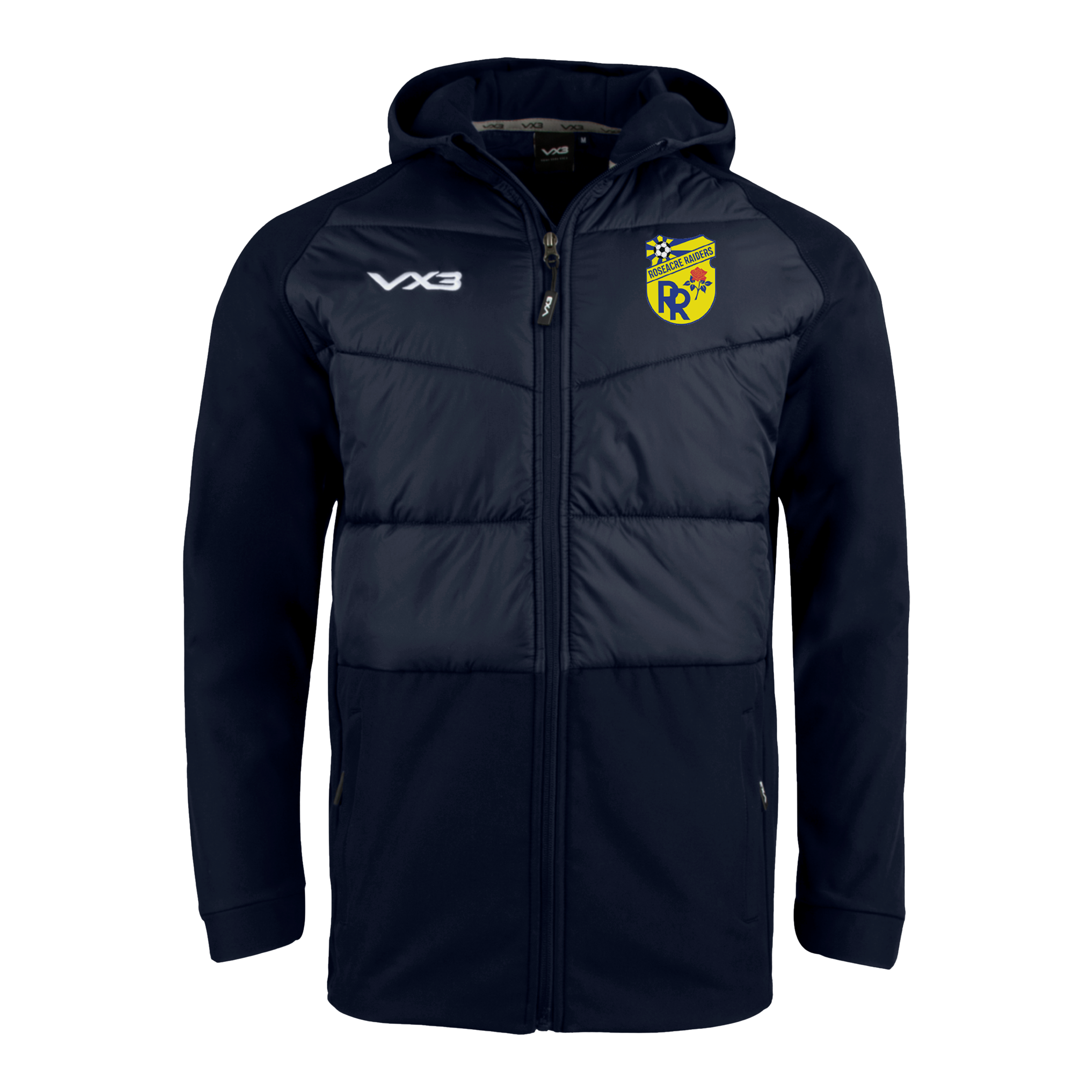 Roseacre Raiders FC Navy Tempest Hybrid Jacket