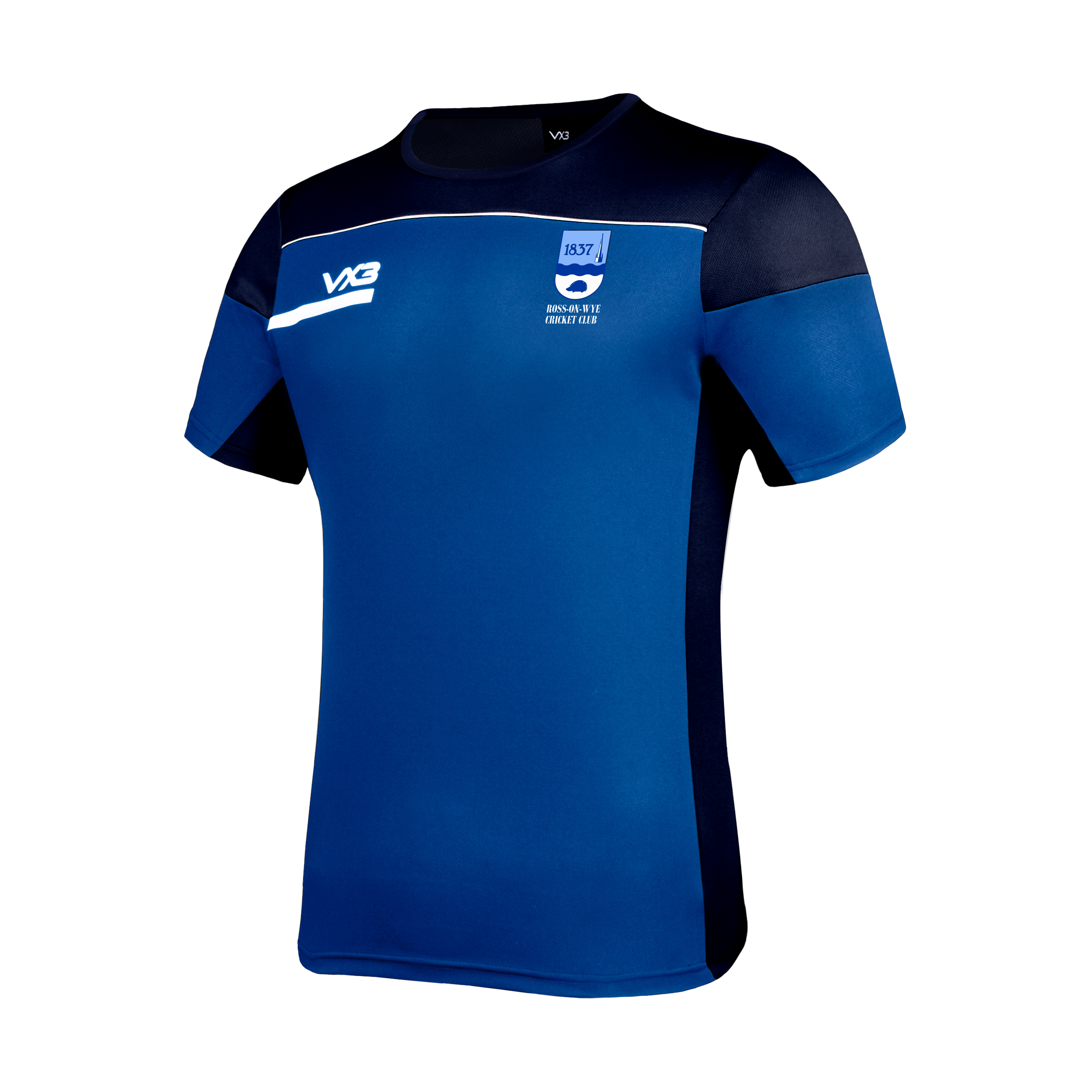 Ross On Wye Cricket Club Opus Tee Youth - Royal Navy