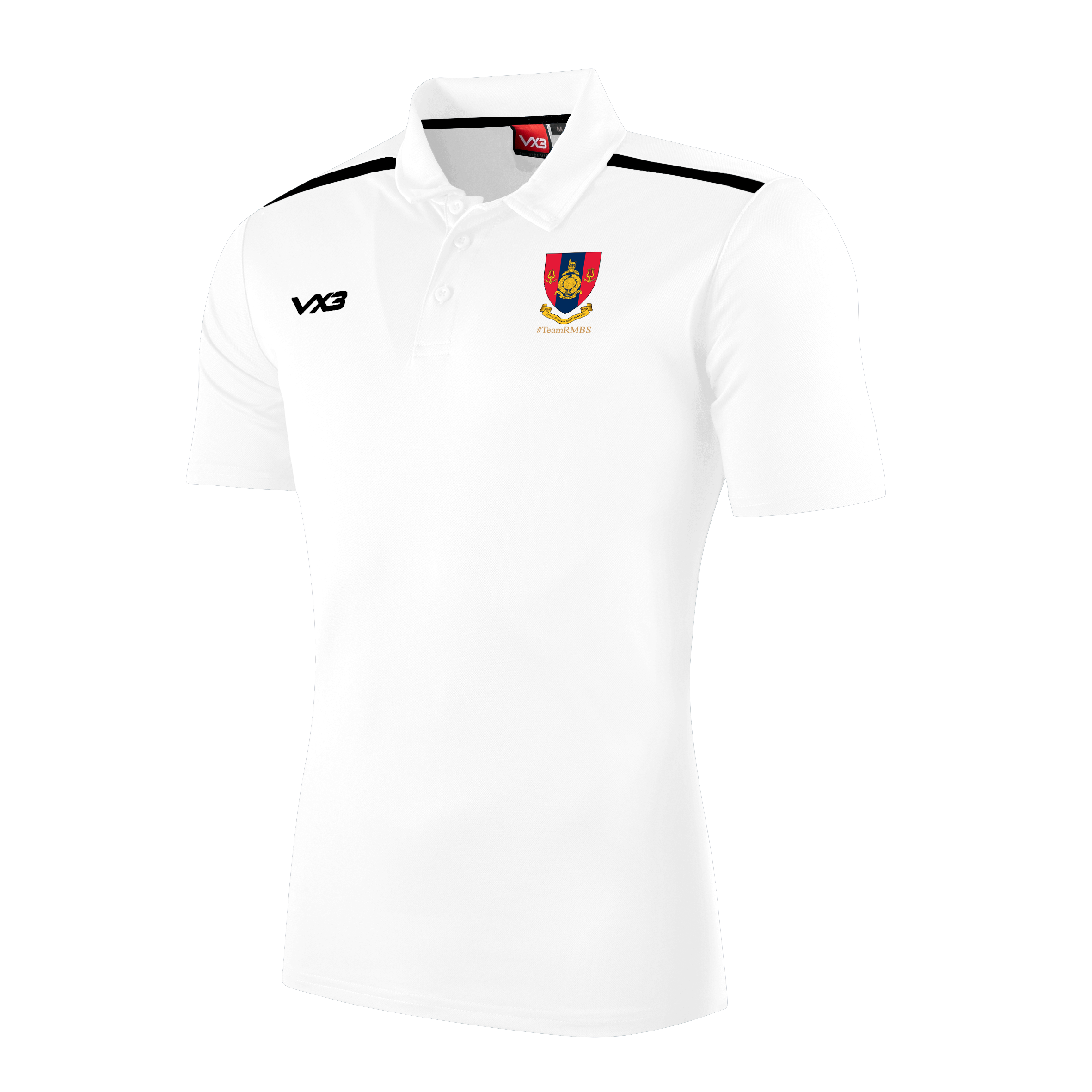 Royal Marines Band Service White Fortis Polo