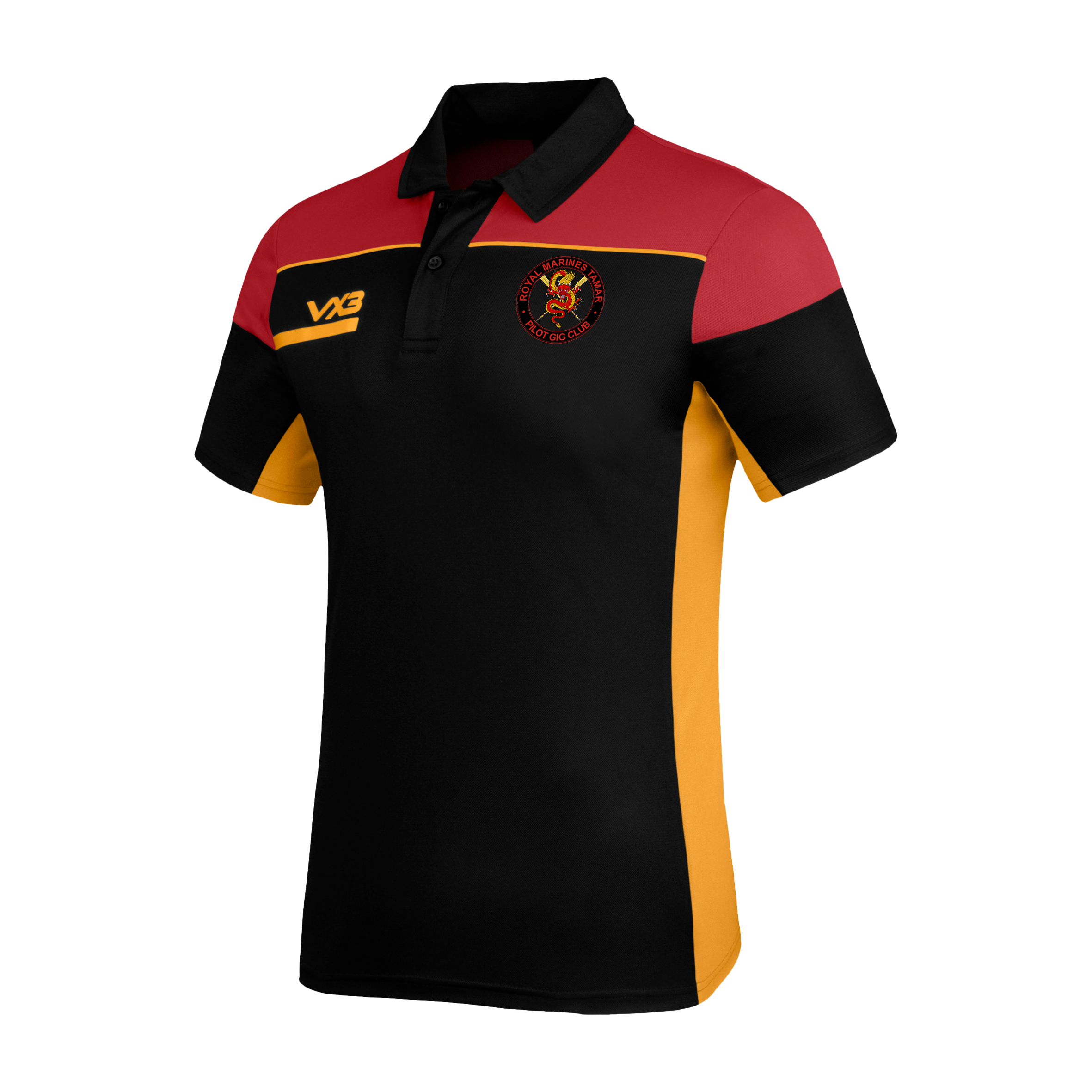 Royal Marines Tamar Pilot Gig Club Opus Polo