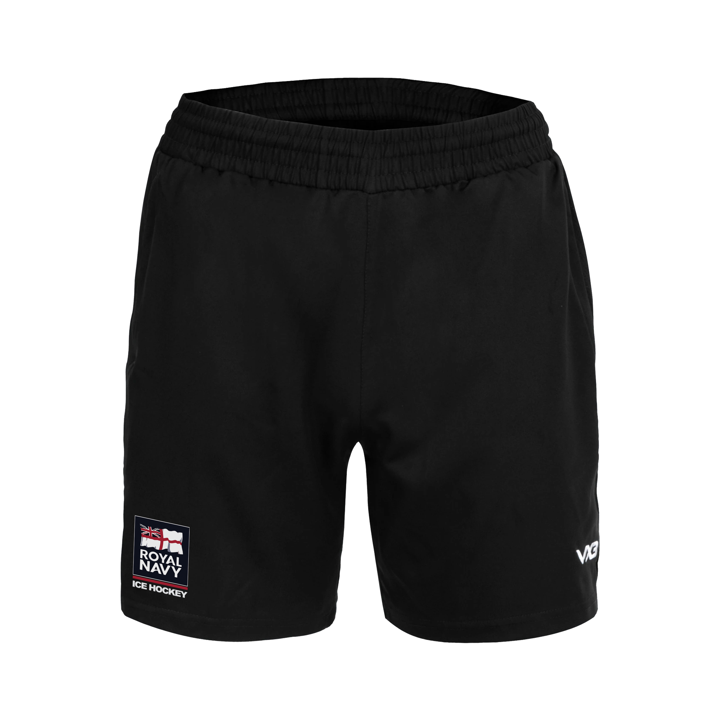 Royal-Navy-Ice-Hockey-Black-Majester-Shorts.png
