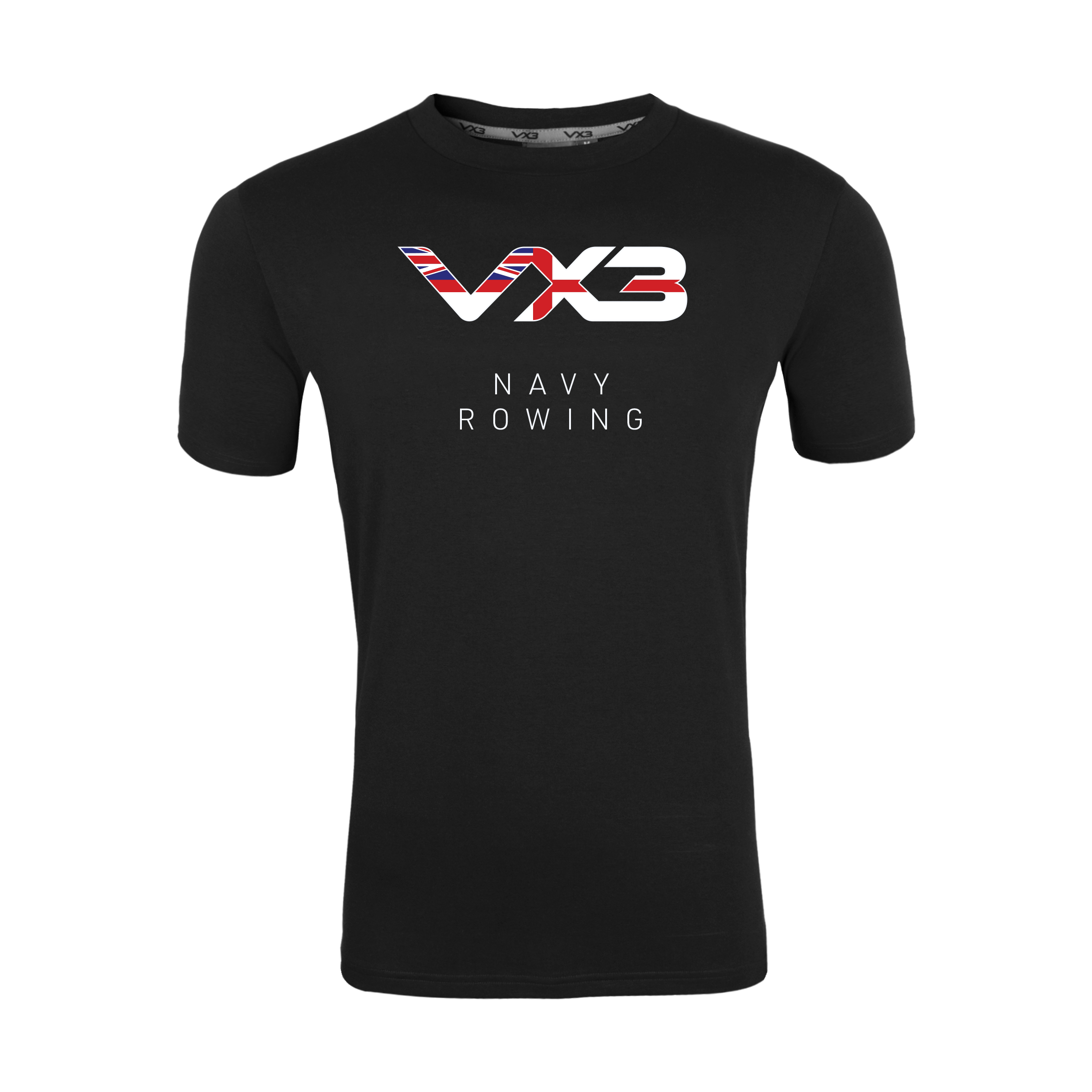 Royal Navy Rowing Black Invicta Tee