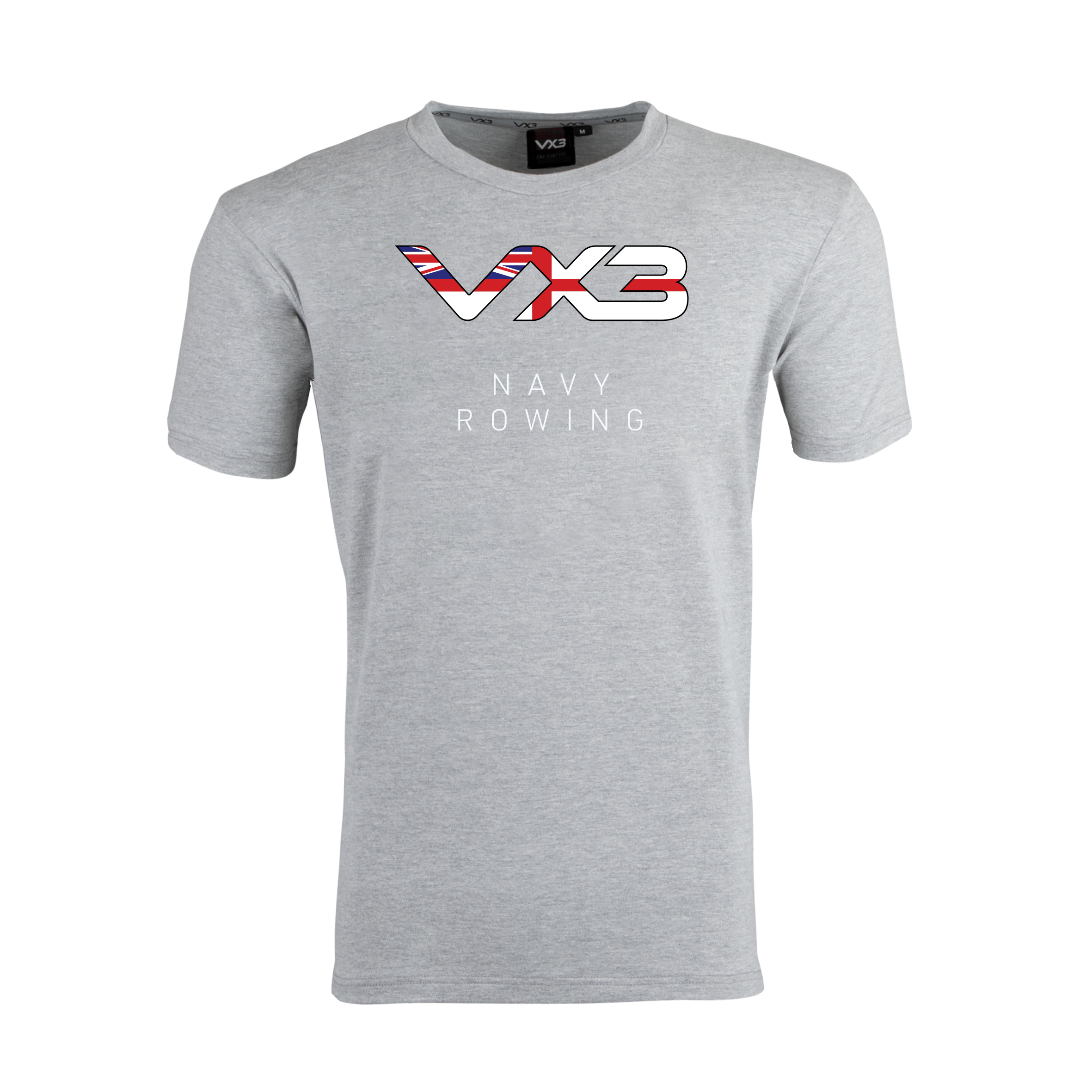 Royal Navy Rowing Marl Grey Womens Invicta Tee