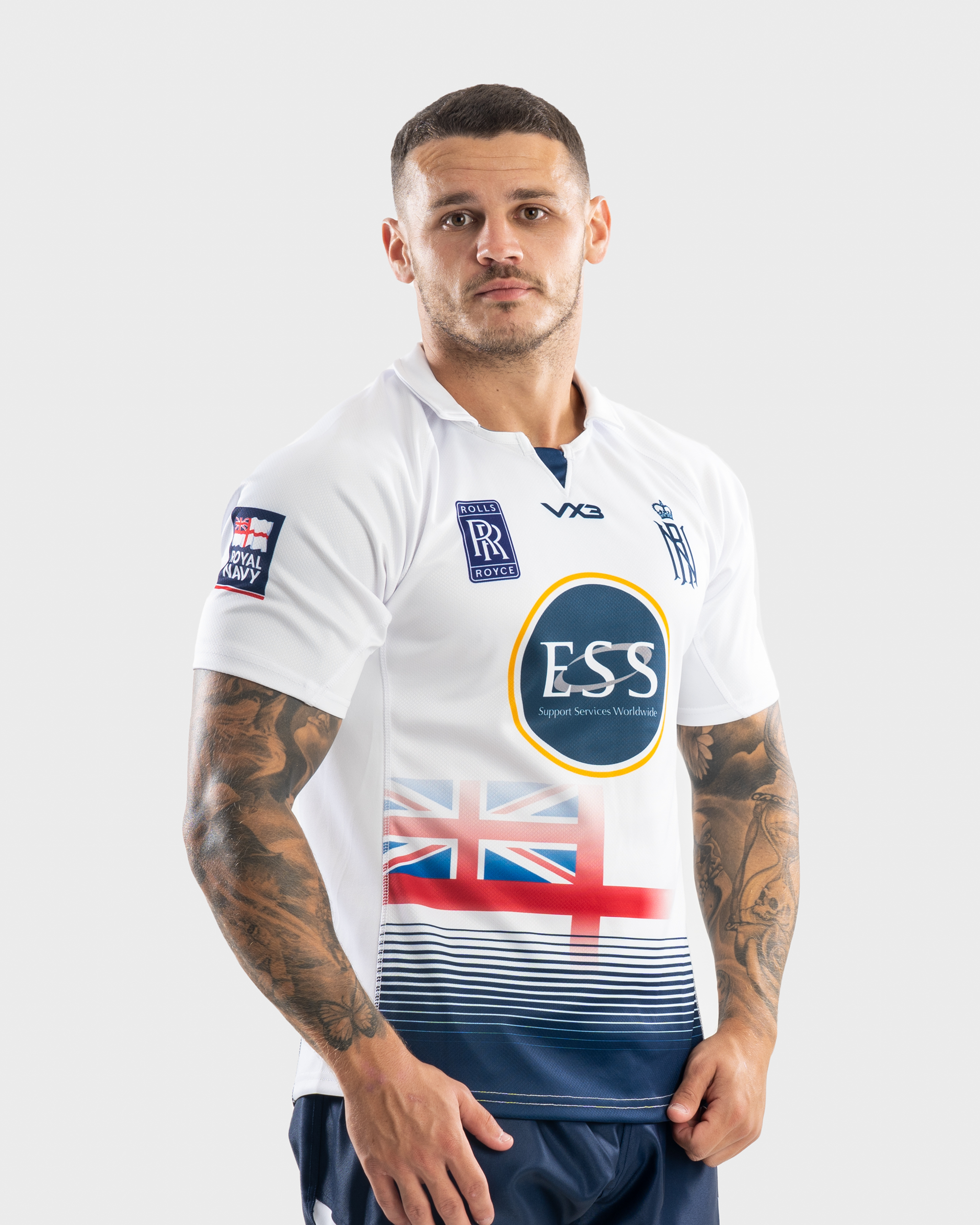 Royal Navy Rugby Replica Away Playing Shirt 23/24