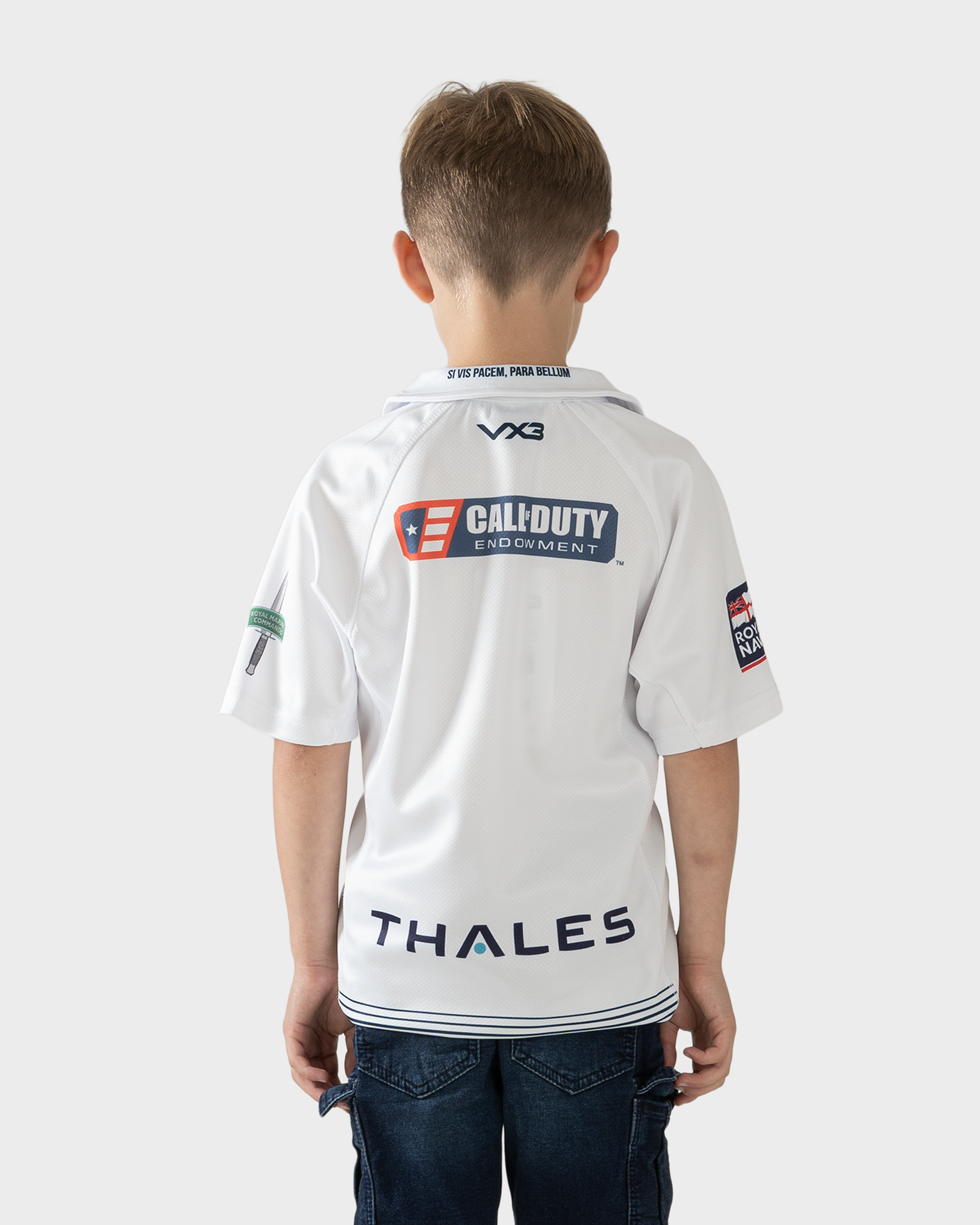 Royal Navy Rugby Replica Away Youth Playing Shirt 23/24