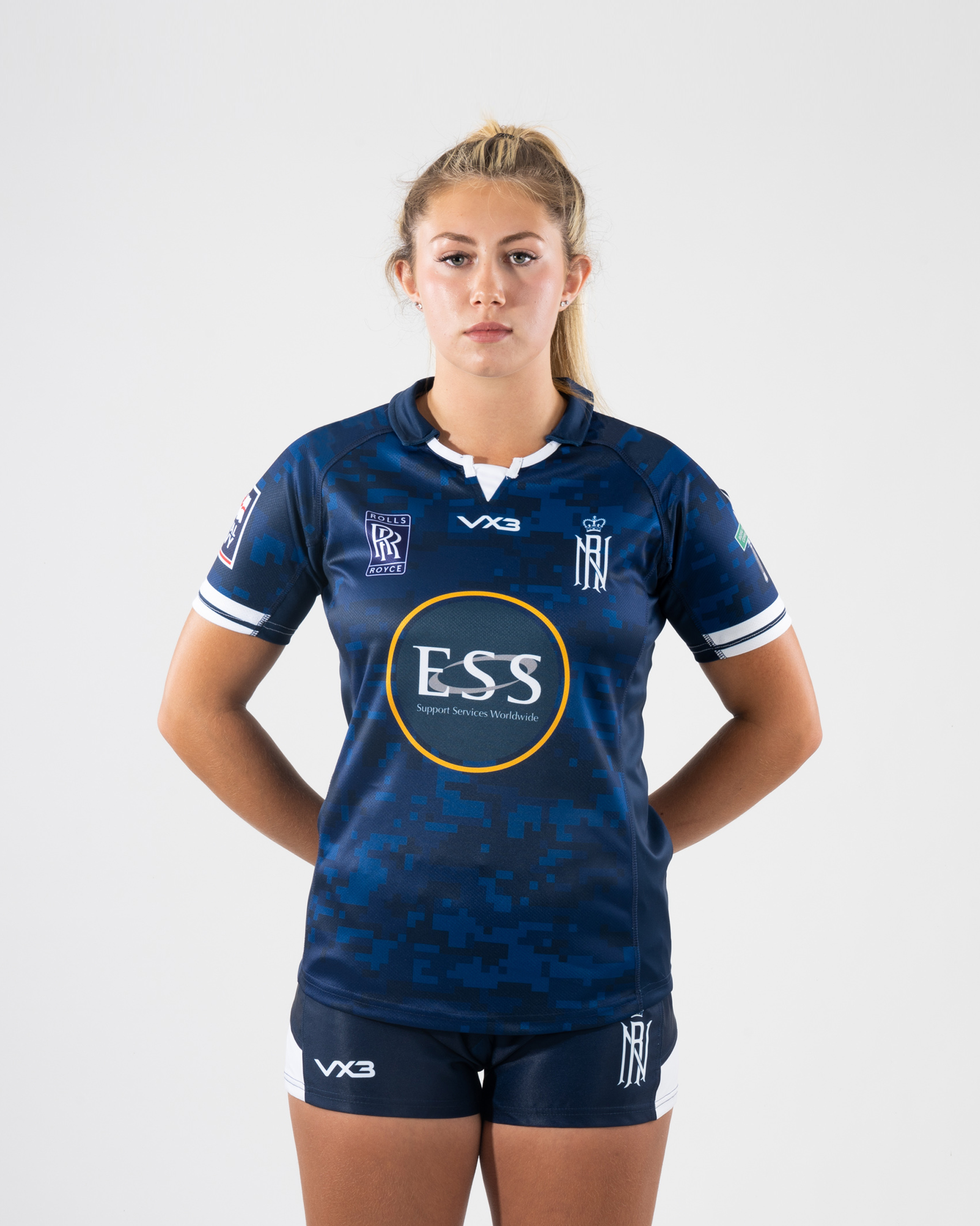 Royal Navy Rugby Replica Home Ladies Playing Shirt 23/24