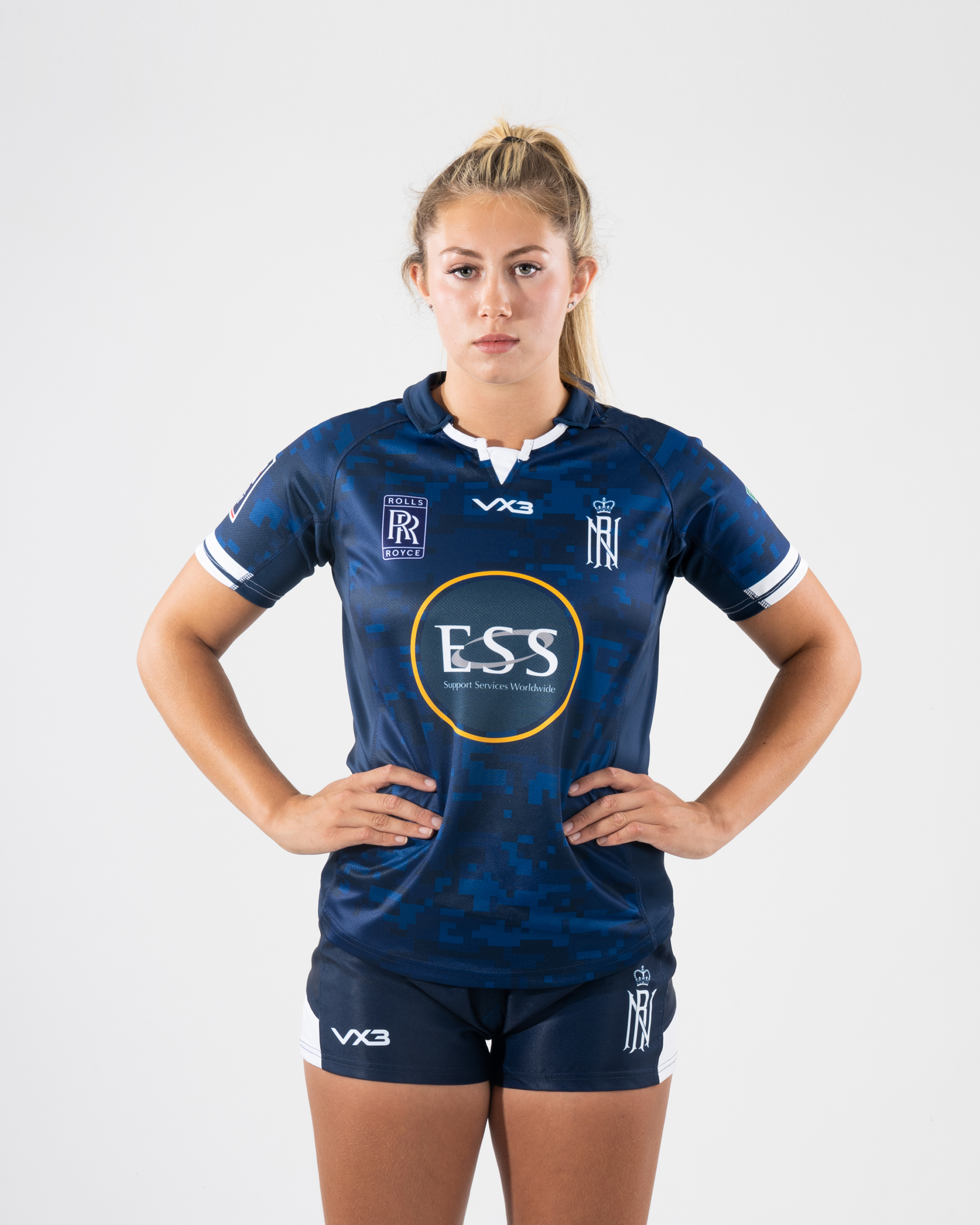 Royal Navy Rugby Replica Home Ladies Playing Shirt 23/24