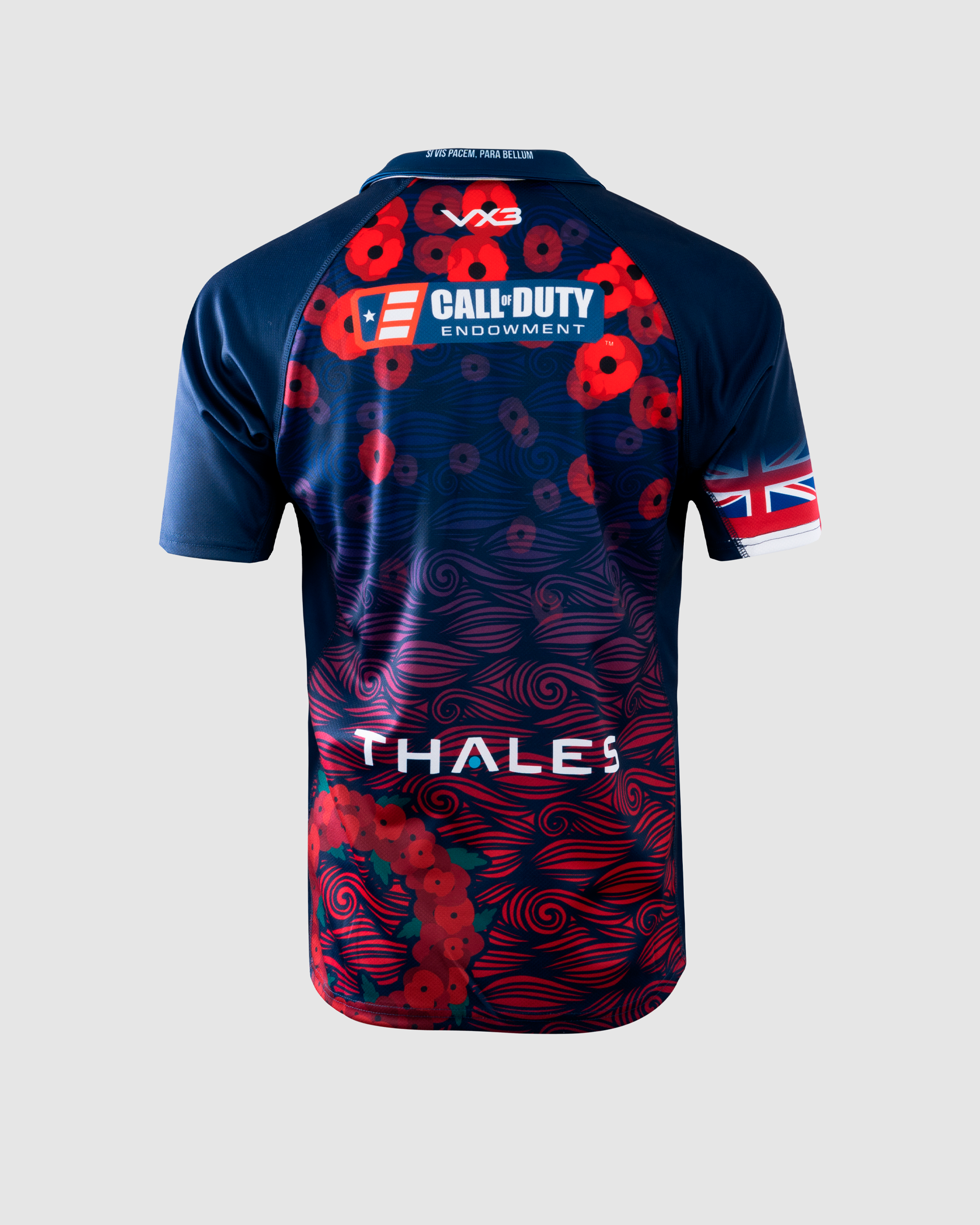 Royal Navy Rugby Replica Remembrance Playing Shirt 22/23