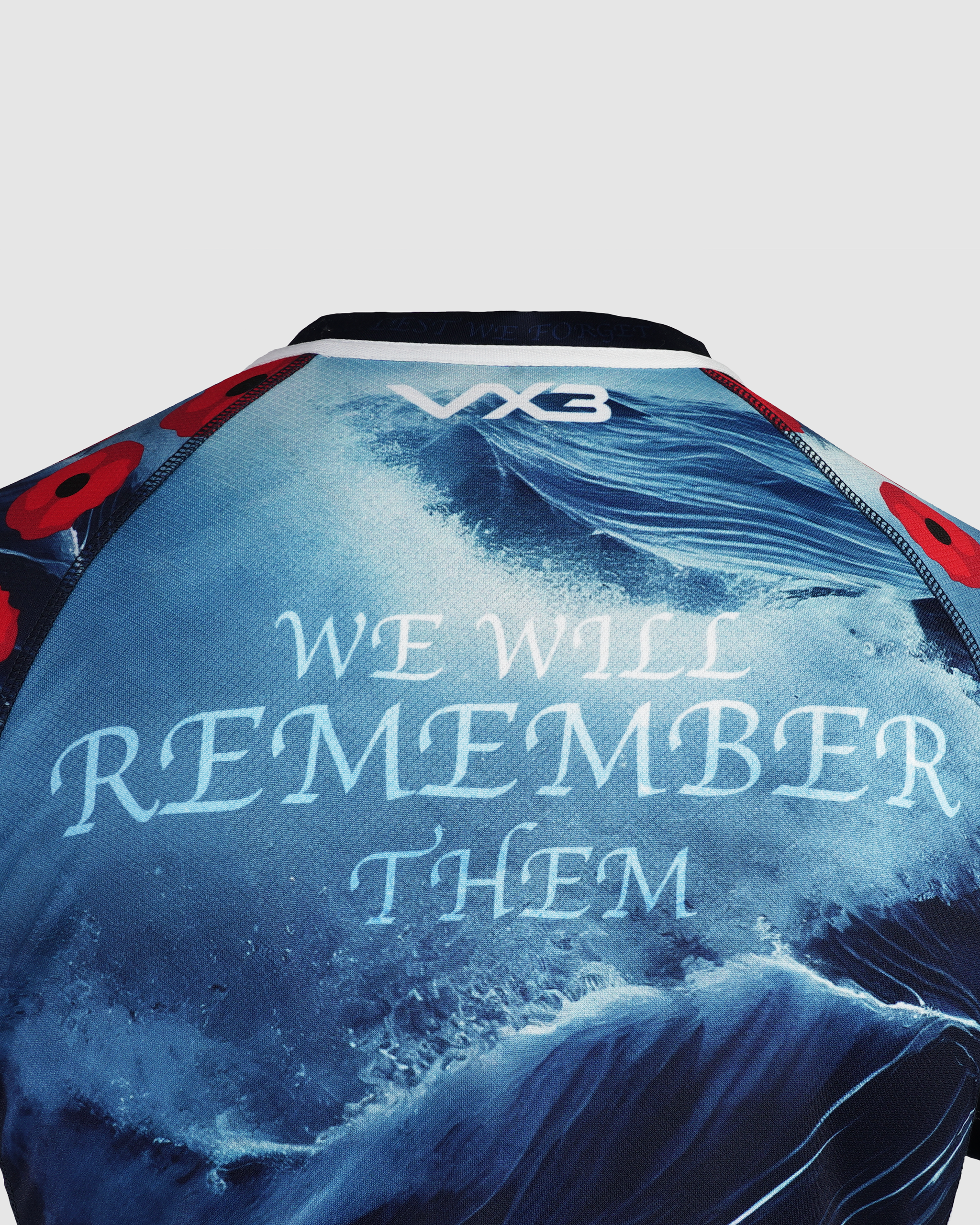 Royal Navy Rugby Replica Remembrance Shirt 23/24