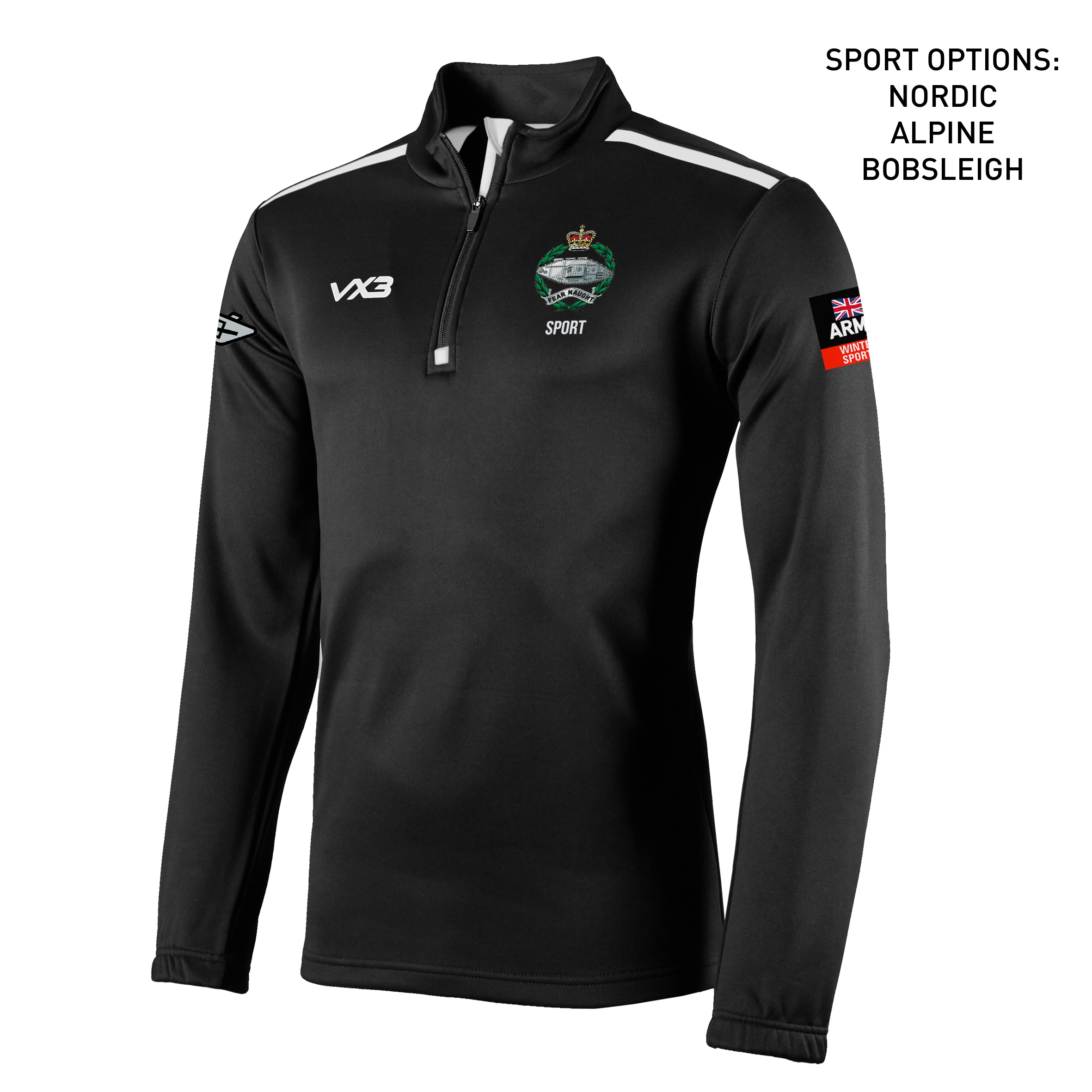 Royal Tank Regiment - Winter Sports Fortis Quarter Zip Sweat