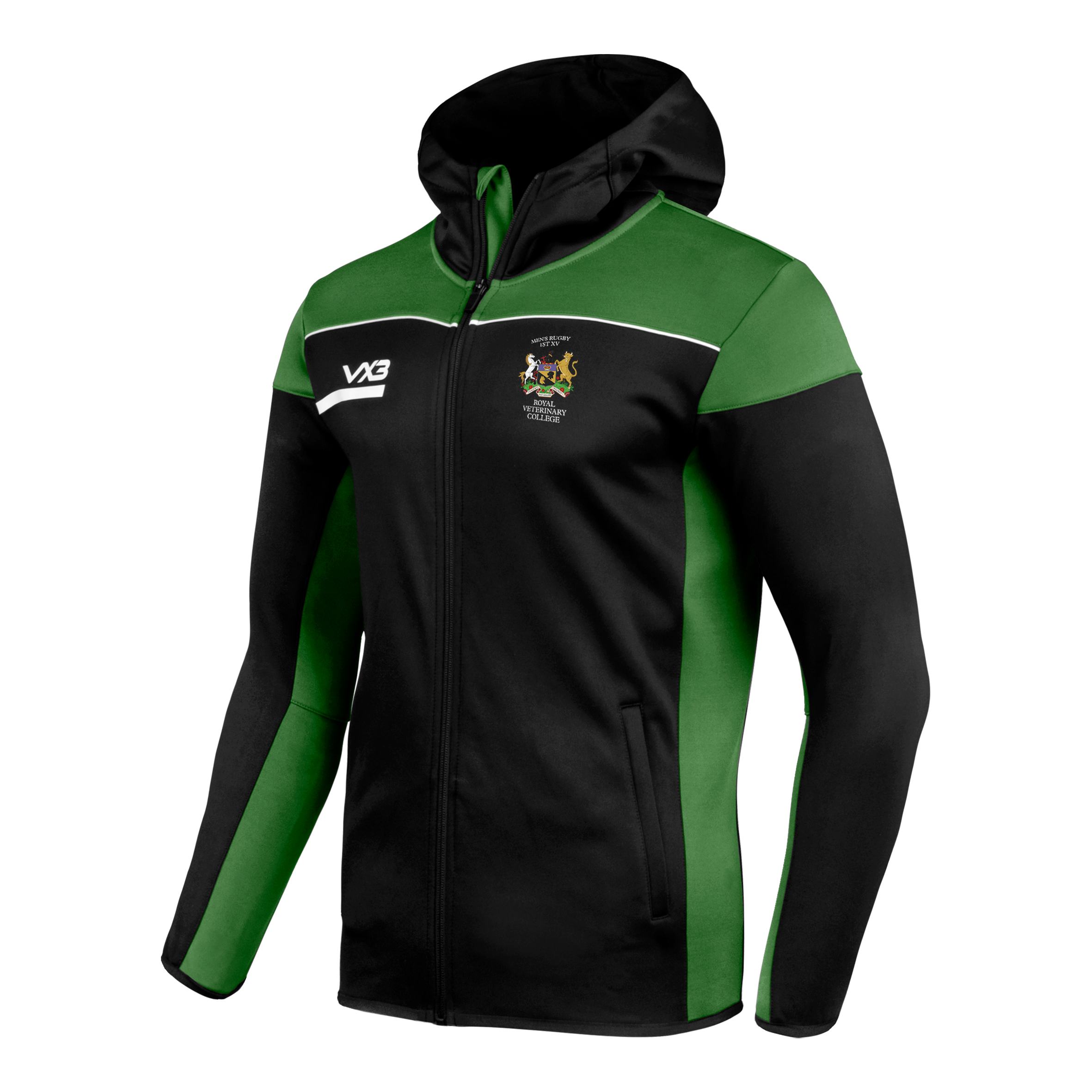 Royal Veterinary College RFC Opus Zoodie - Black Emerald