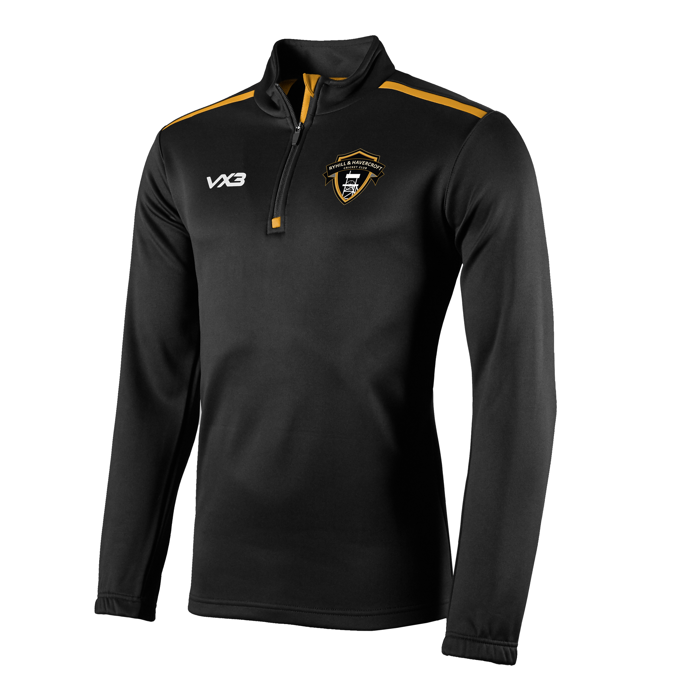 Ryhill & Havercroft Cricket Club Fortis Youth Quarter Zip Sweat