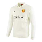 Ryton Cricket Club Cricket Whites Youth Long Sleeve Shirt