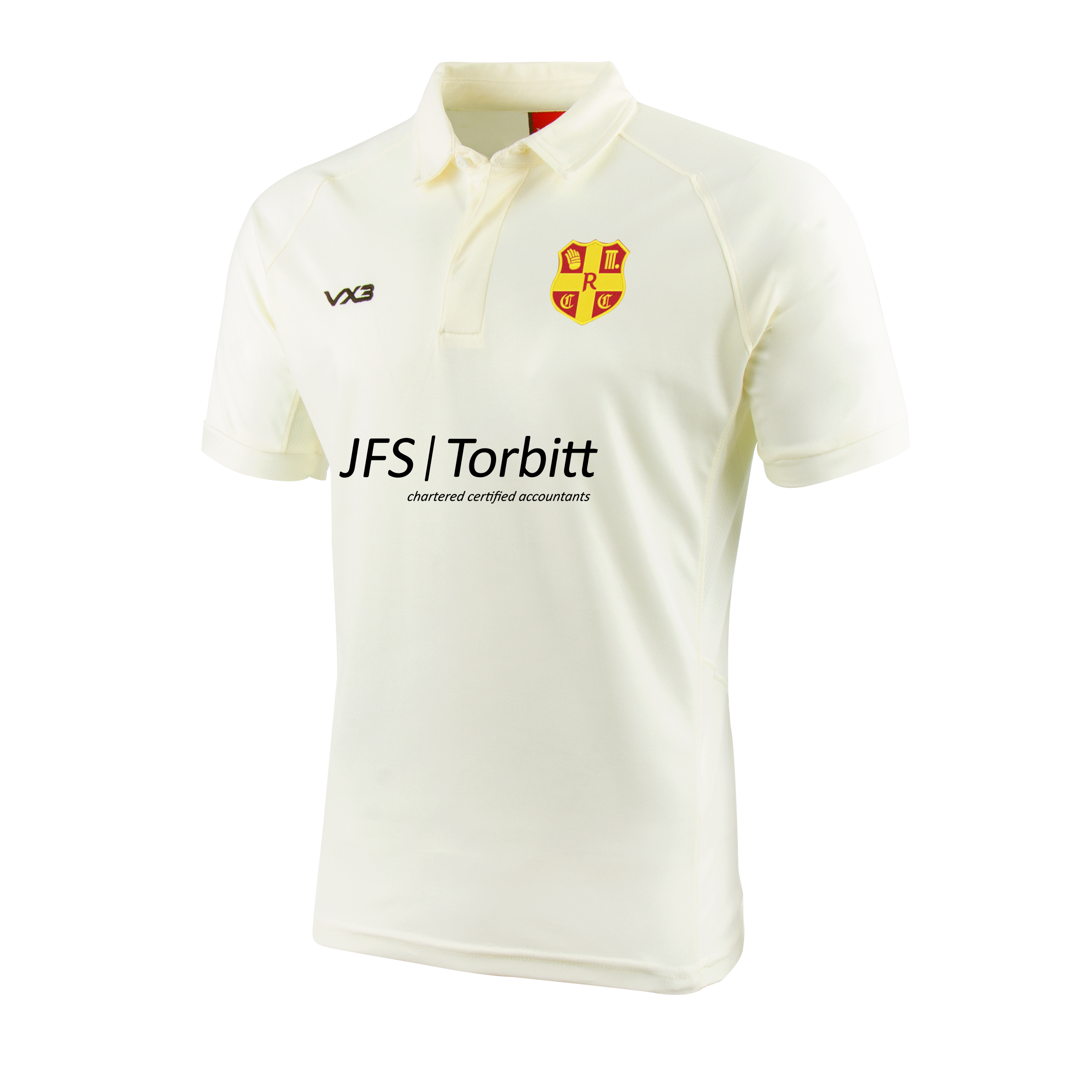 Ryton Cricket Club Cricket Whites Youth Short Sleeve Shirt
