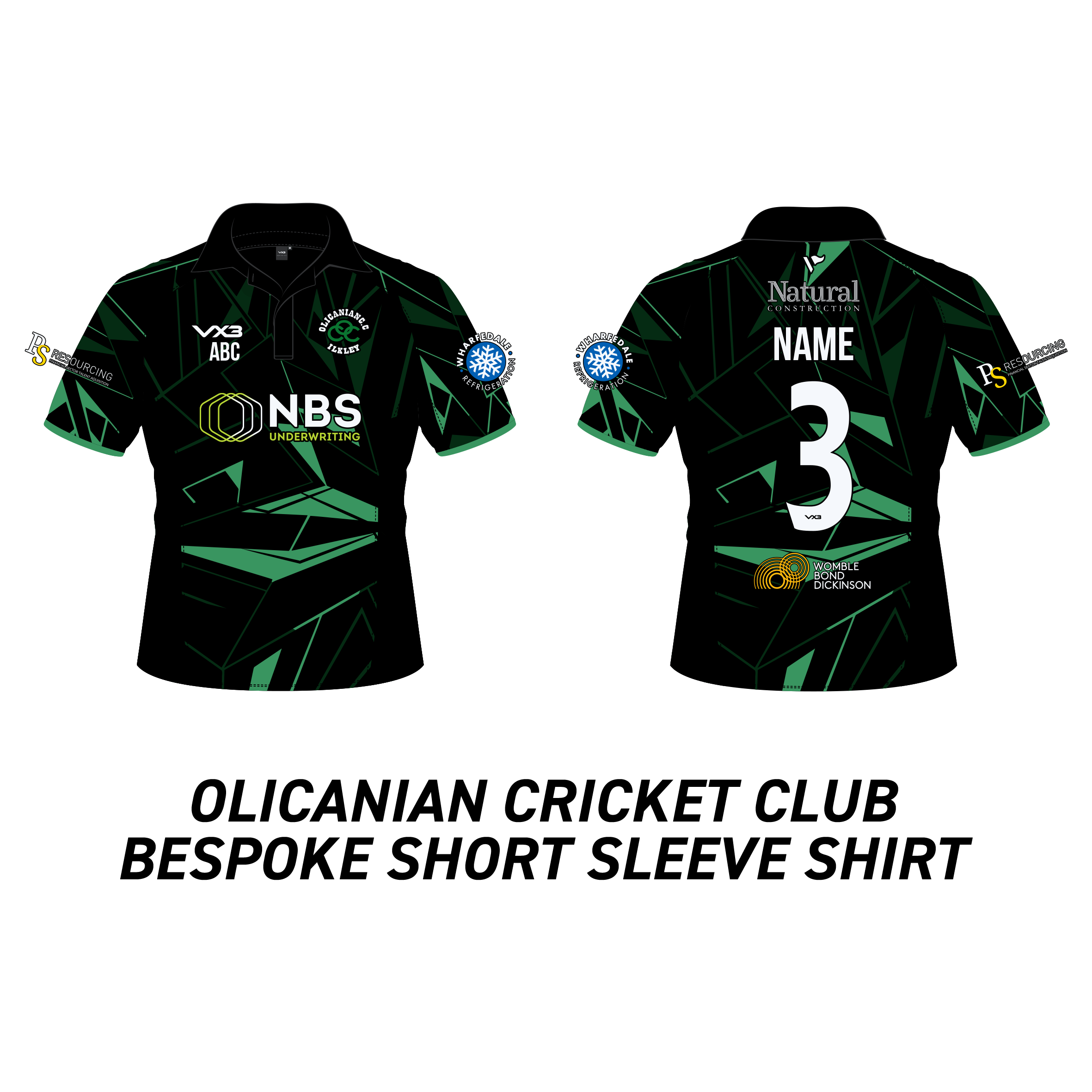 Olicanian Cricket Club Bespoke / T20 Kit