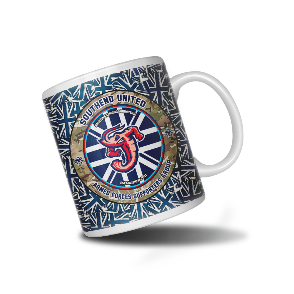 Southend United Armed Forces Supporters Group Bespoke Mug