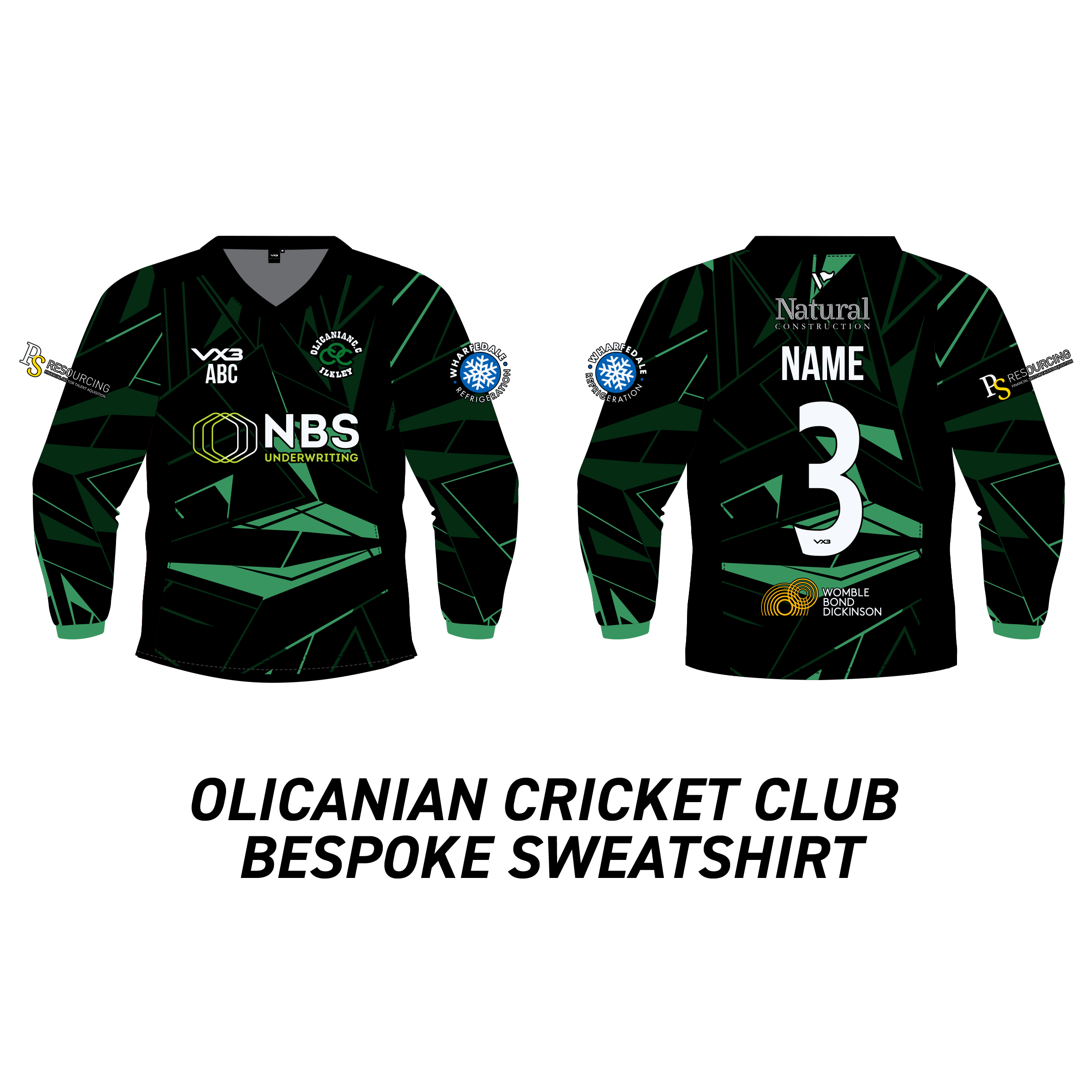 Olicanian Cricket Club Bespoke / T20 Kit