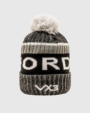 Salford Red Devils 2025 Marl Bobble Hat Black/Slate