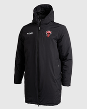 Salford Red Devils 2025 Nero Managers Jacket Black