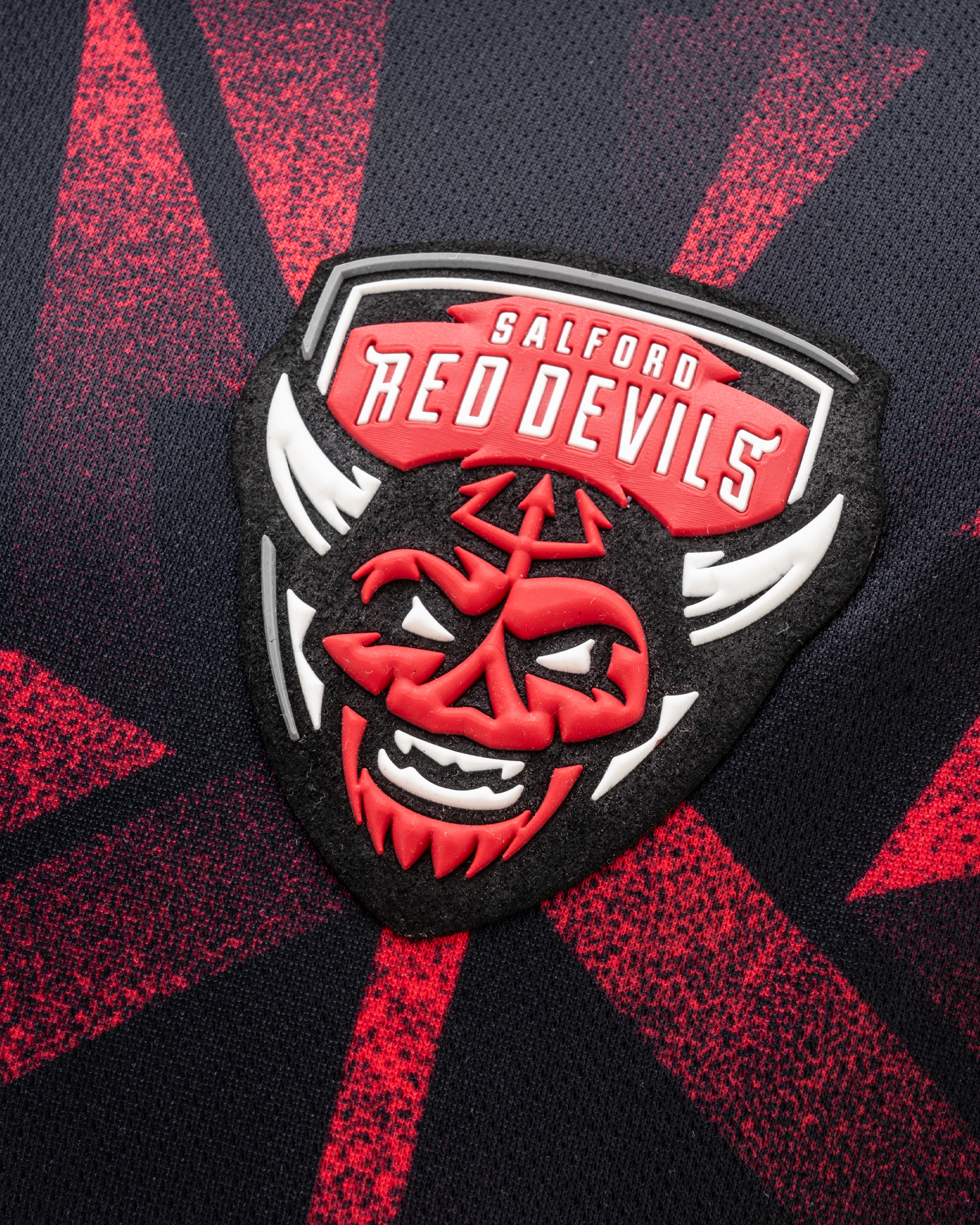 Salford Red Devils 2025 Warm Up Tee Red/Black