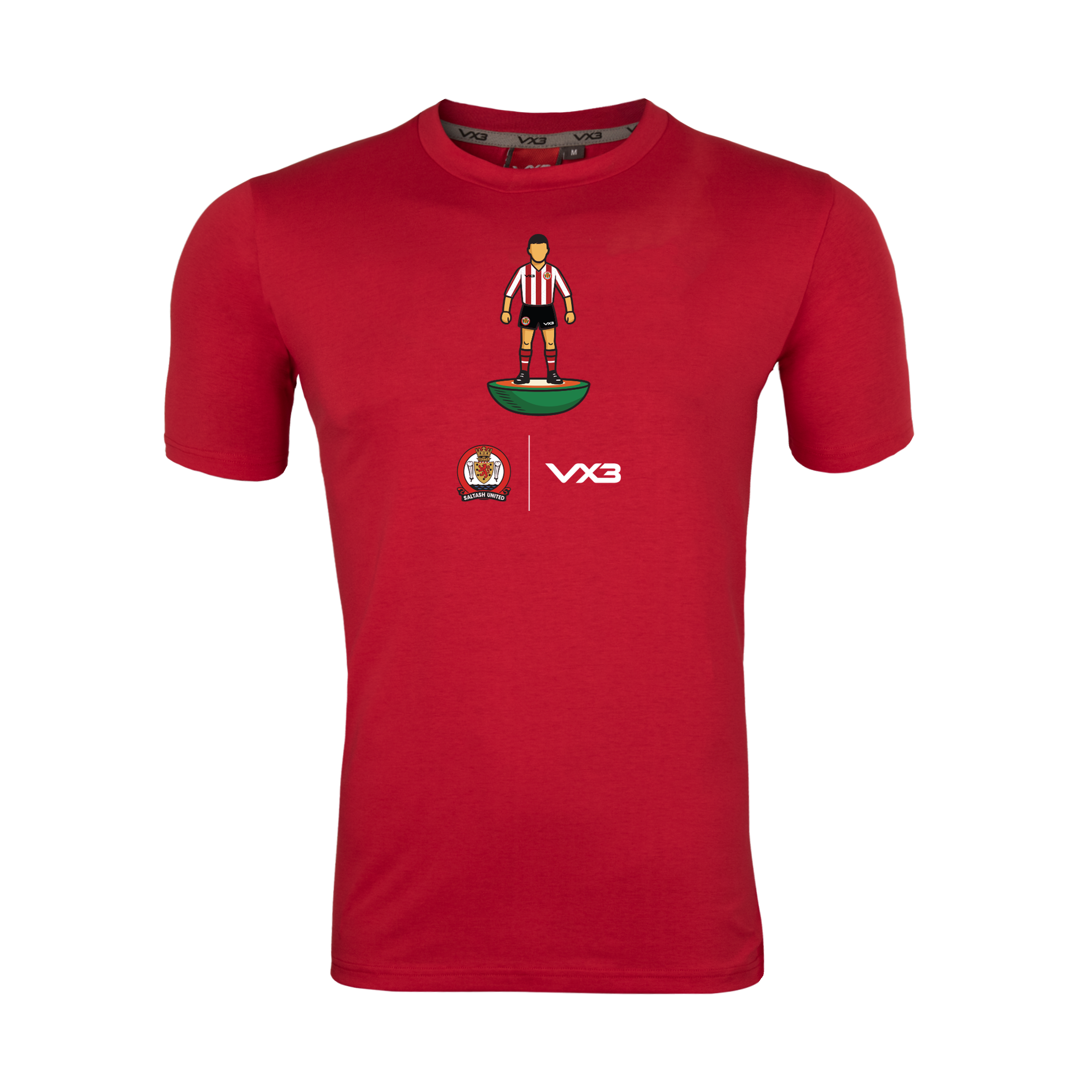 Saltash United SNR Red Invicta Club Tee - PLAYERS