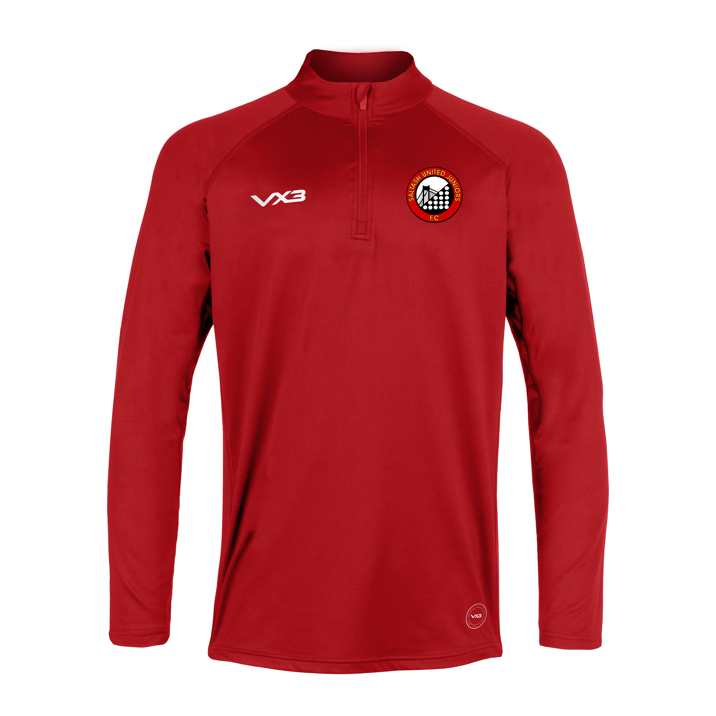 Saltash United Juniors Red Primus Youth Quarter Zip