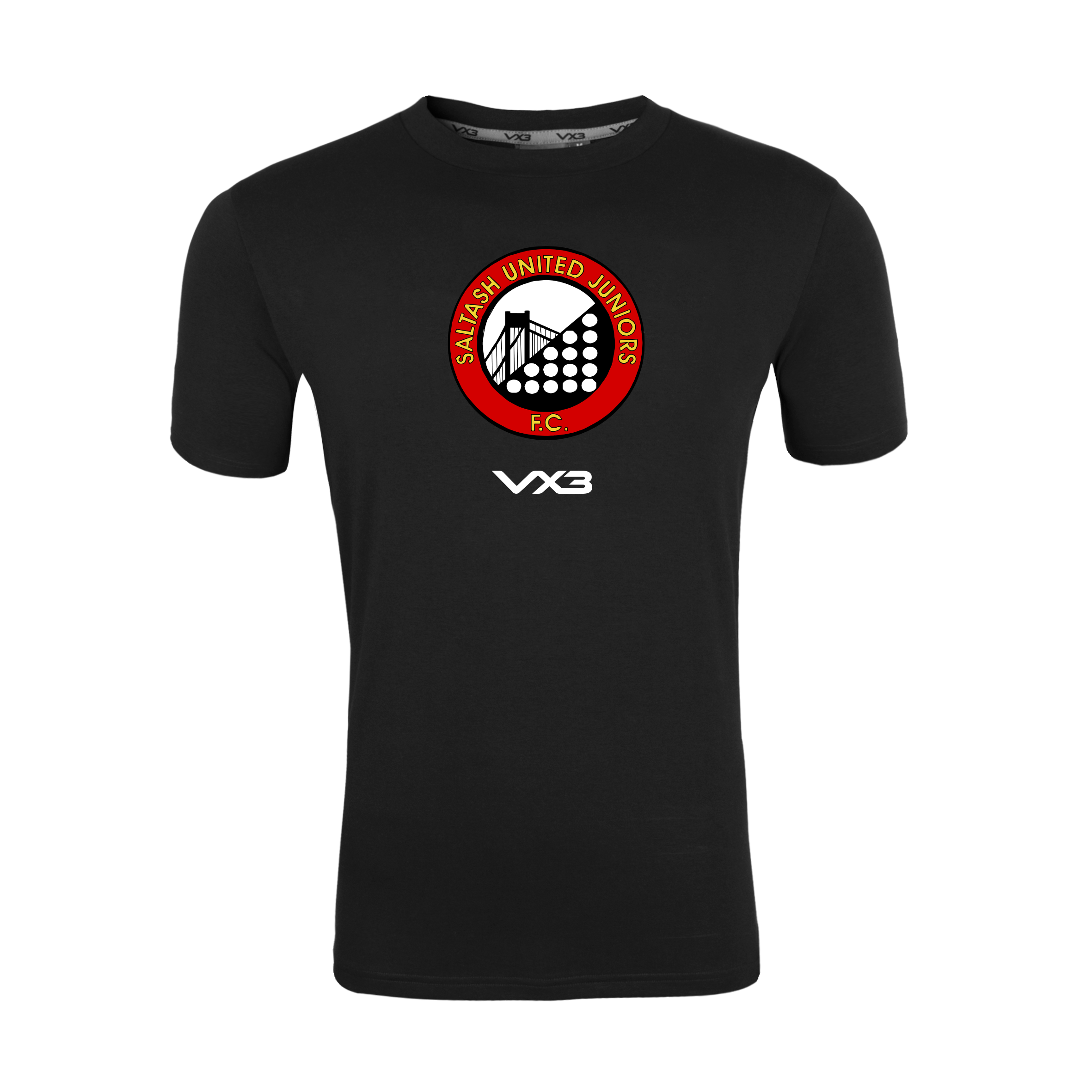 Saltash United Juniors Black Youth Invicta Club Tee